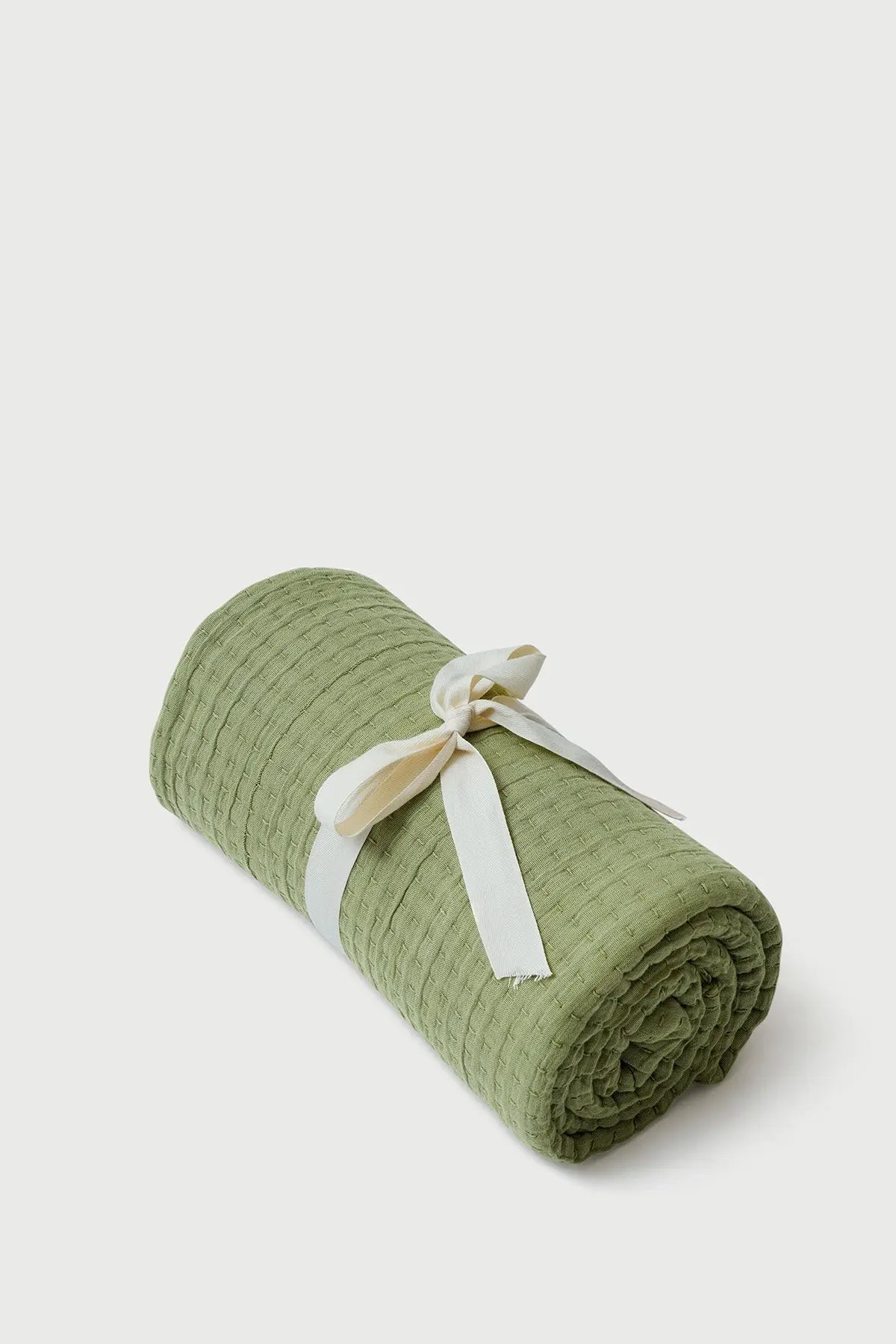 Trail Sage Cotton Throw SanctuaryLiving