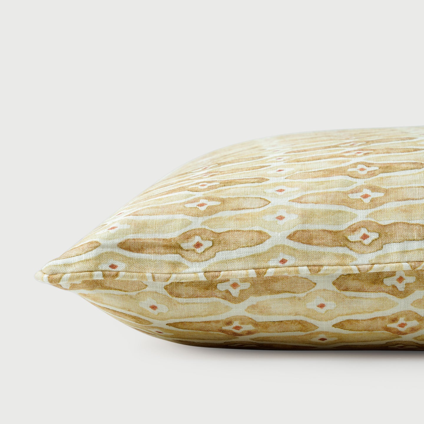 Mosaic Sand Linen Cushion Cover