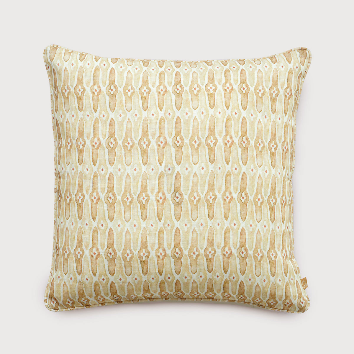 Mosaic Sand Linen Cushion Cover