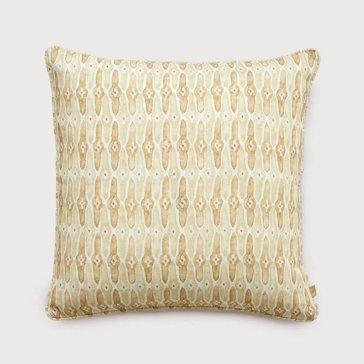 Mosaic Sand Linen Cushion Cover SanctuaryLiving