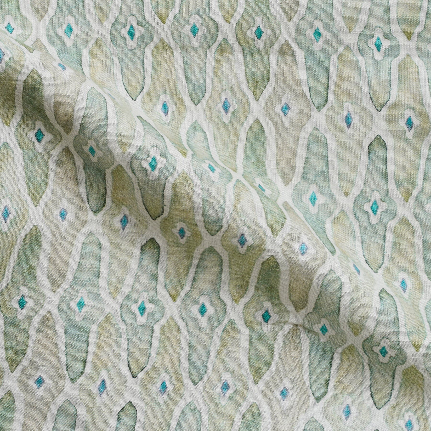 Printed Linen Round Table cover