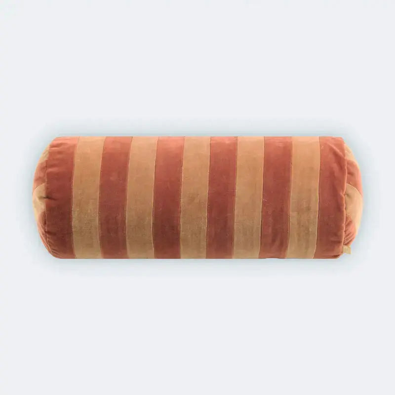 Holly Spice Striped Bolster Cover SanctuaryLiving