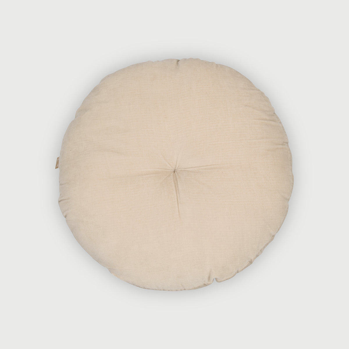 Cuddle Oatmeal Velvet  Round Cushion