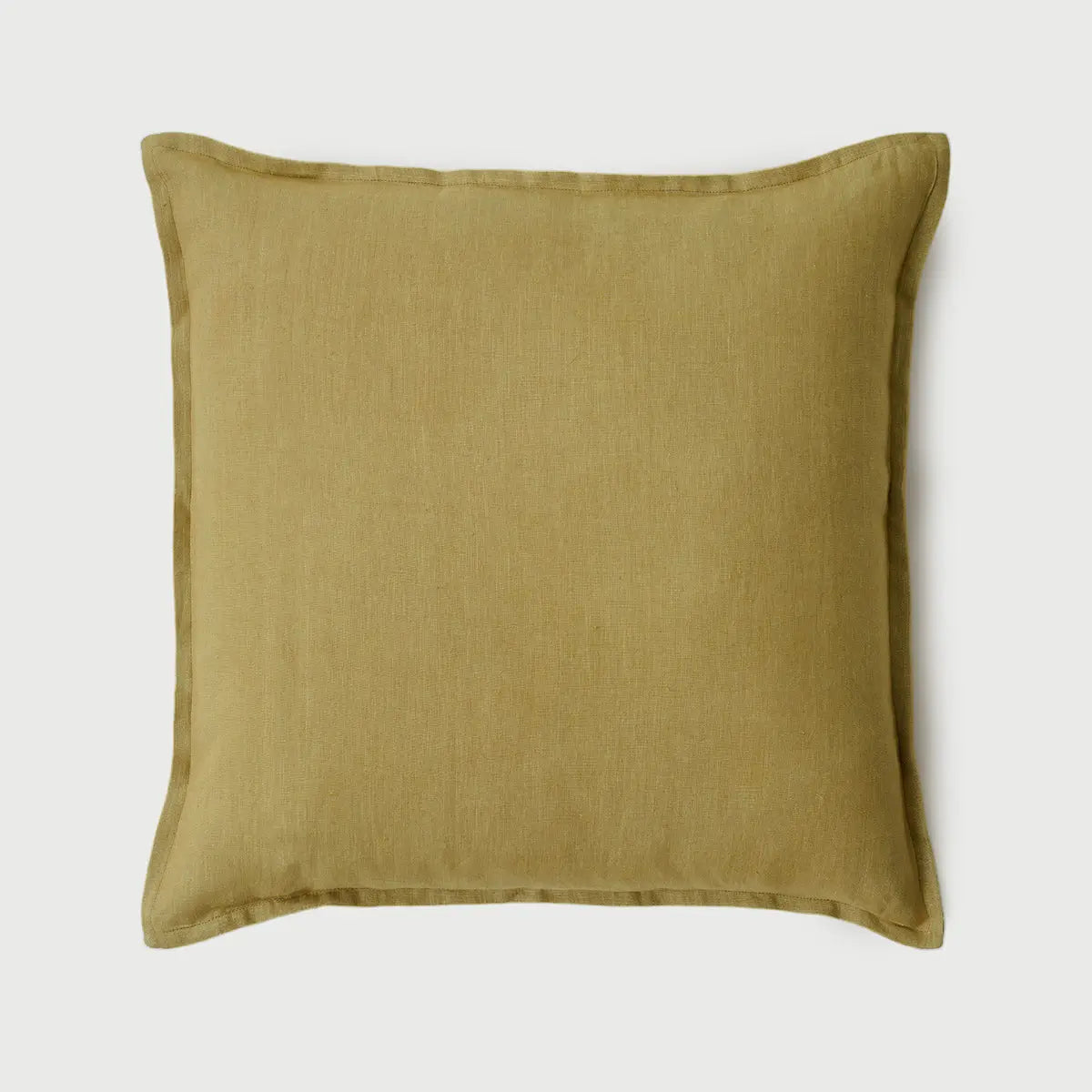 Ochre Linen Cushion Cover SanctuaryLiving