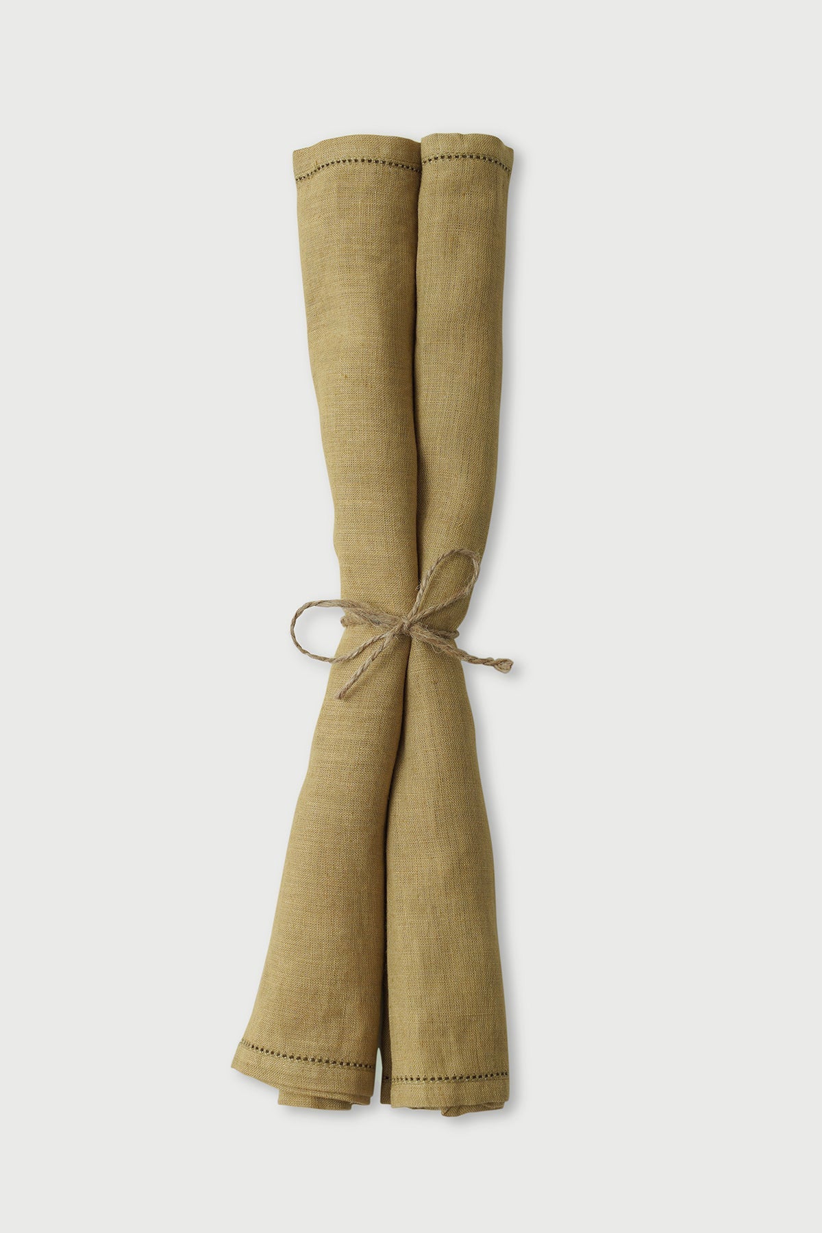 Ochre Linen Table Napkins-Set of 2