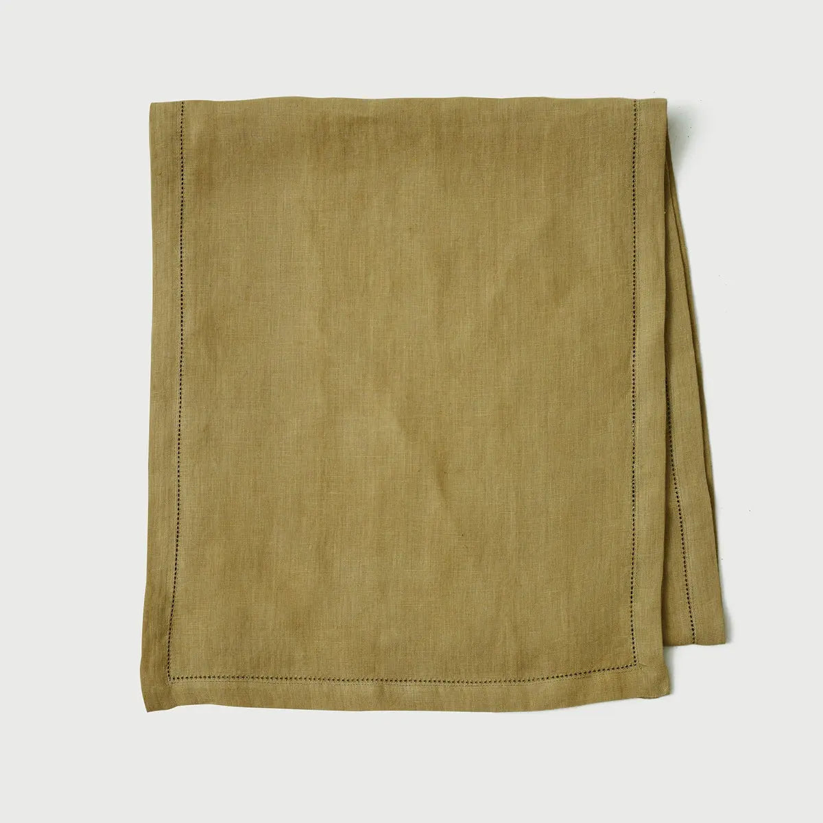Ochre Linen Table Runner SanctuaryLiving
