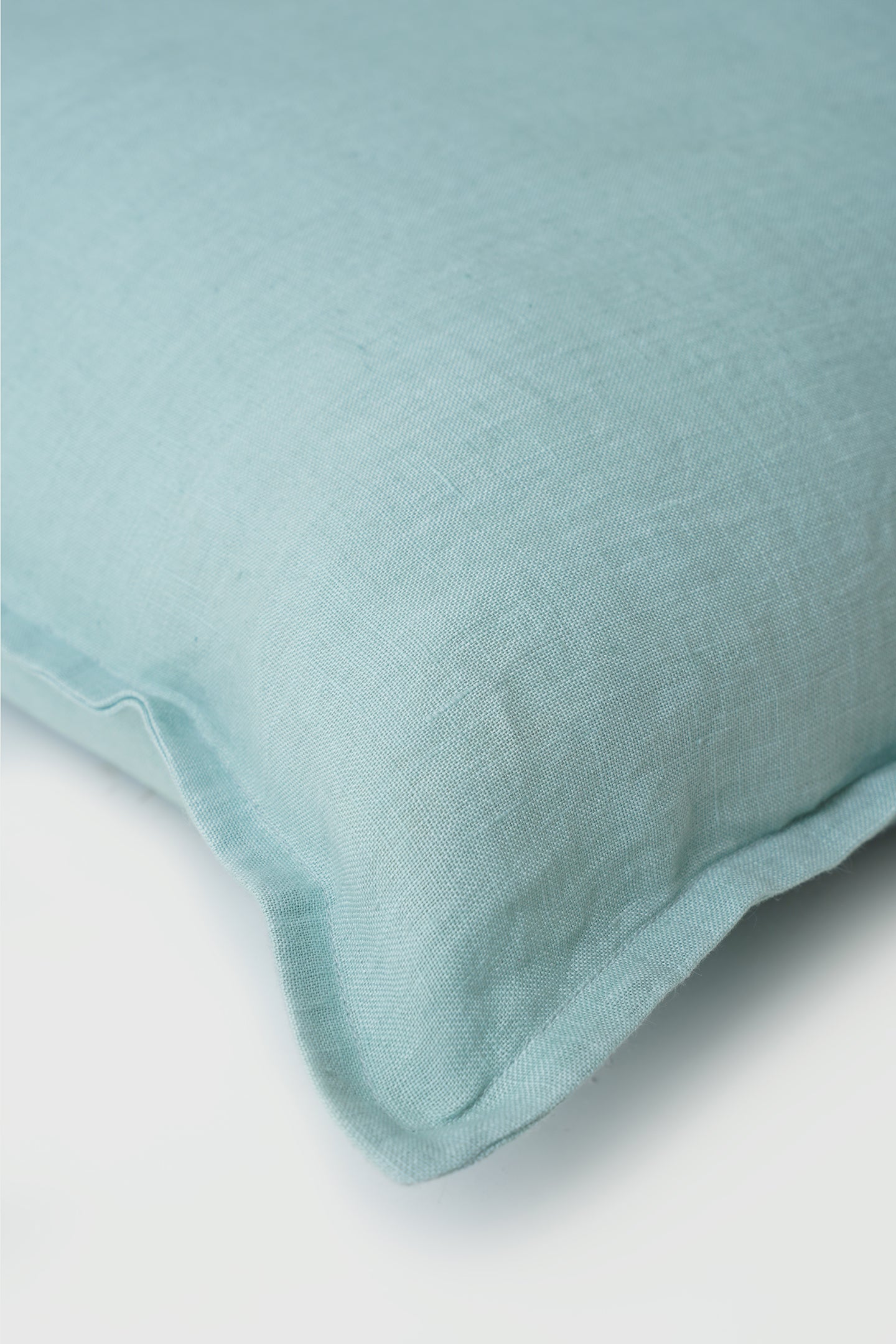 Powder Blue Linen Euro Sham