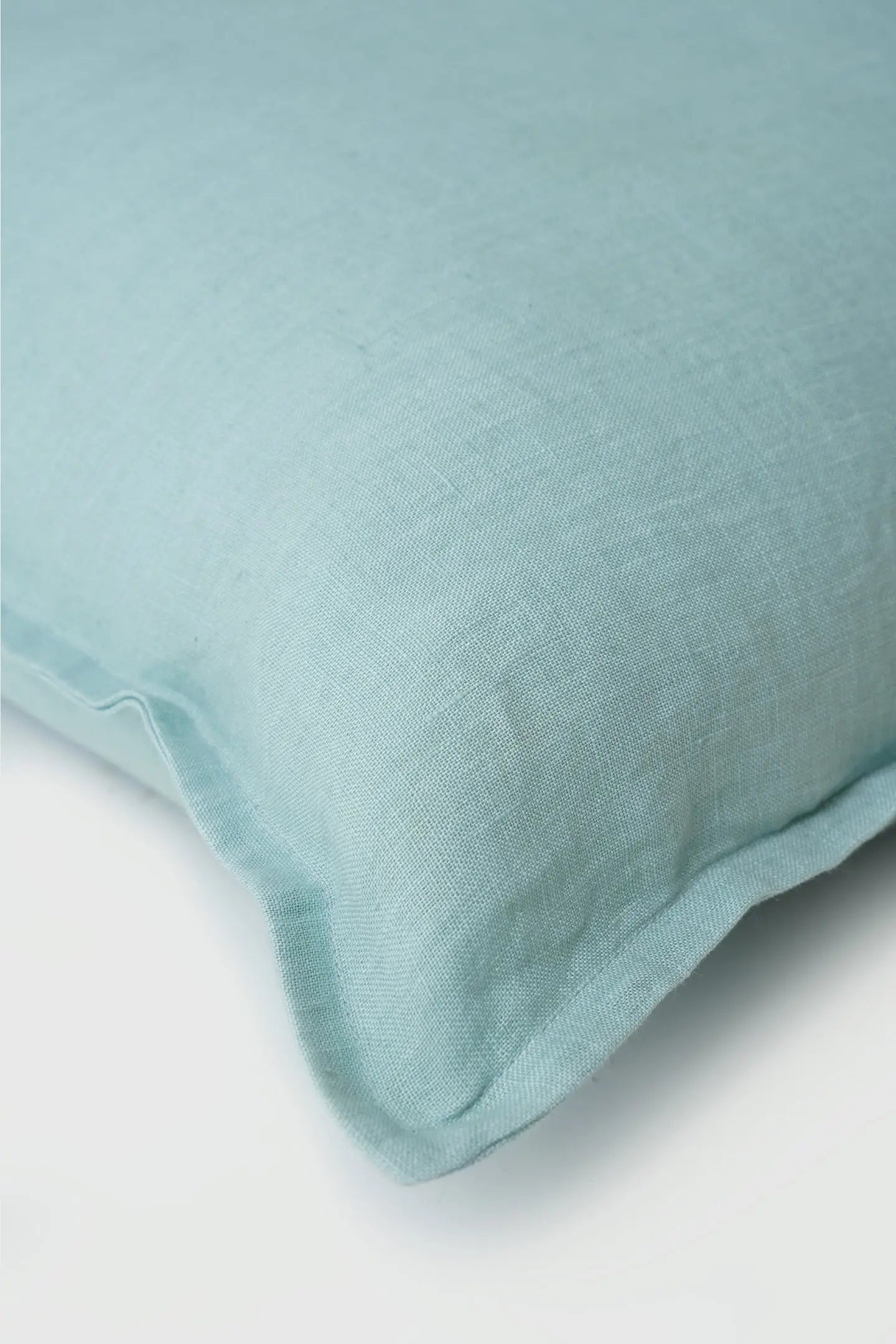Powder Blue Linen Euro Sham SanctuaryLiving