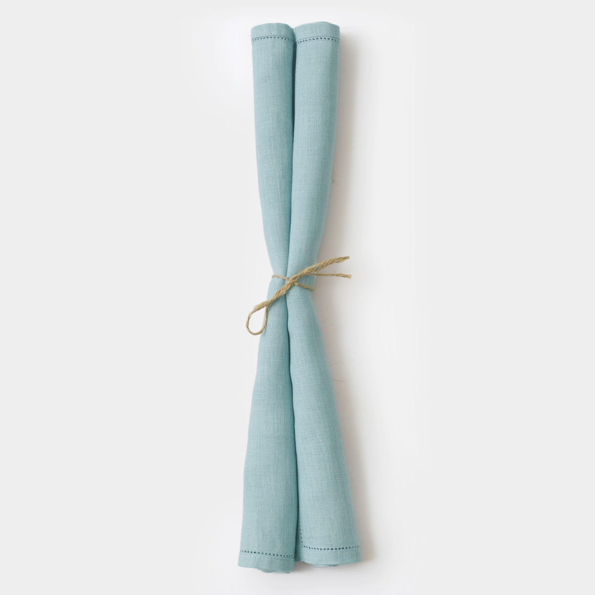 Powder Blue Linen Table Napkins-Set of 2