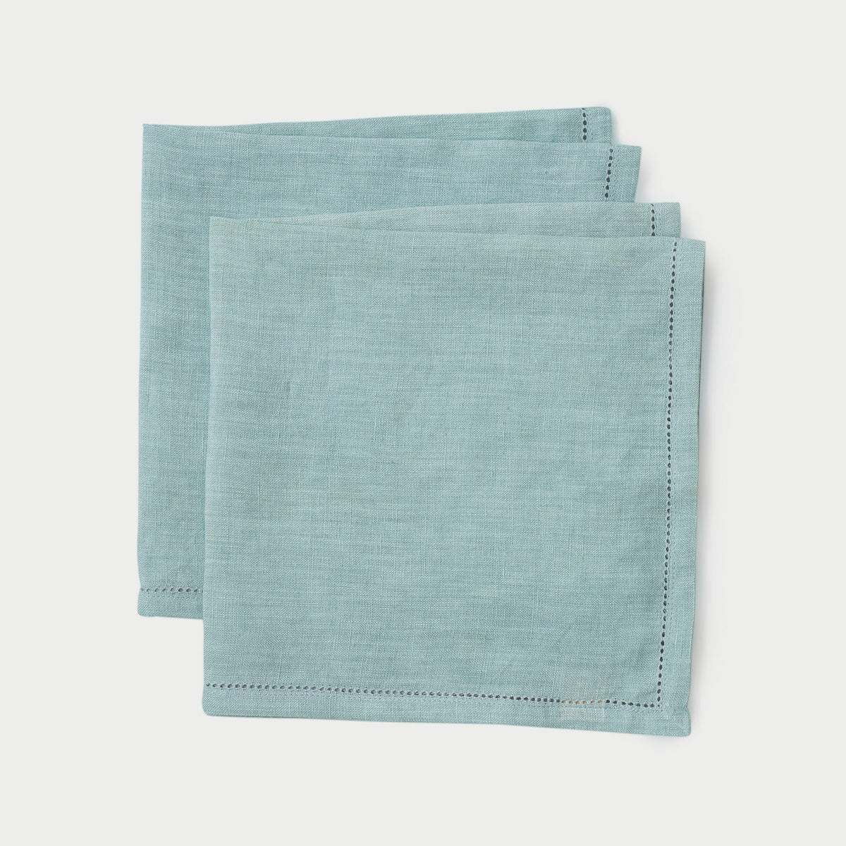 Powder Blue Linen Table Napkins-Set of 2
