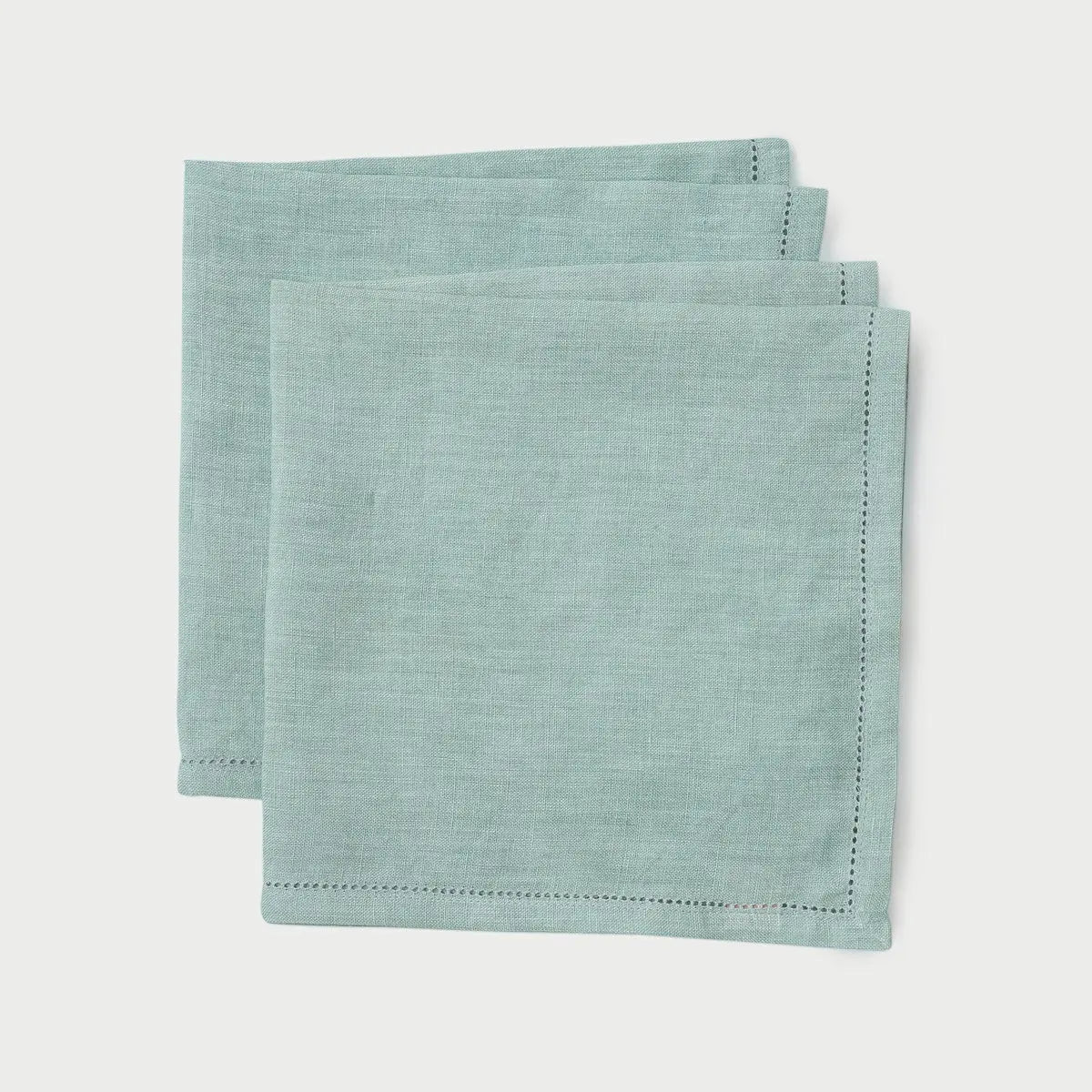 Powder Blue Linen Table Napkins-Set of 2