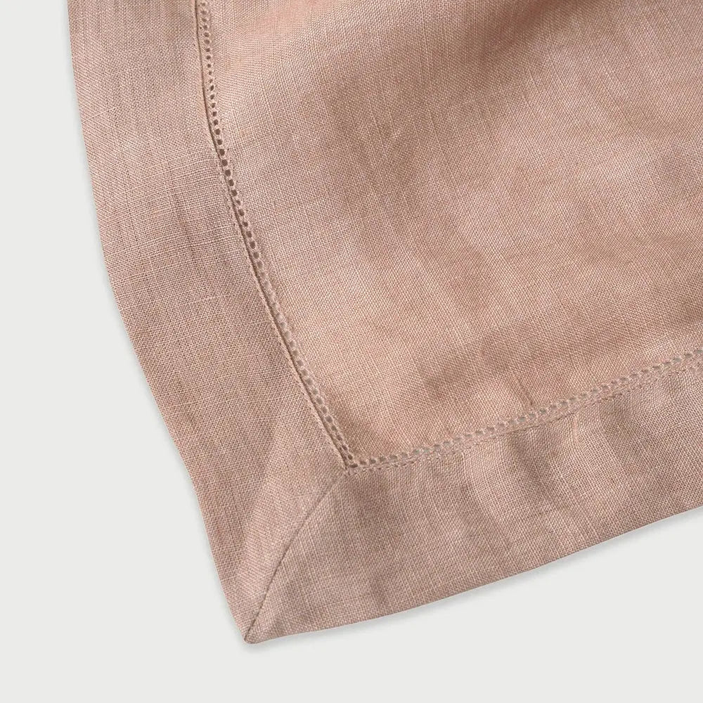 Rose Linen Table Cover SanctuaryLiving