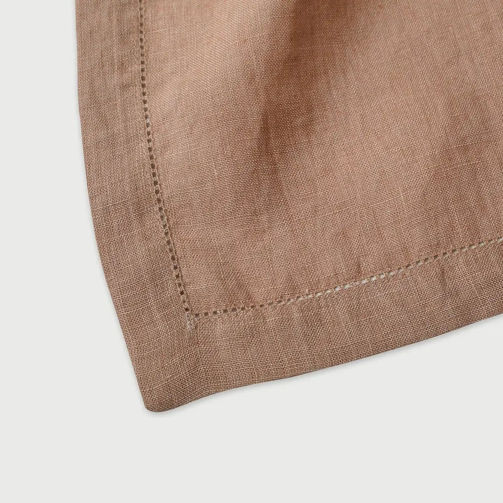 Rose Linen Table Runner SanctuaryLiving