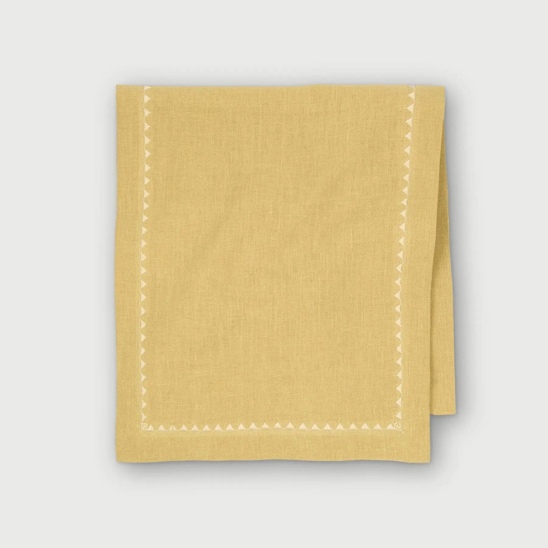 Mirage Sand Linen Table Runner SanctuaryLiving