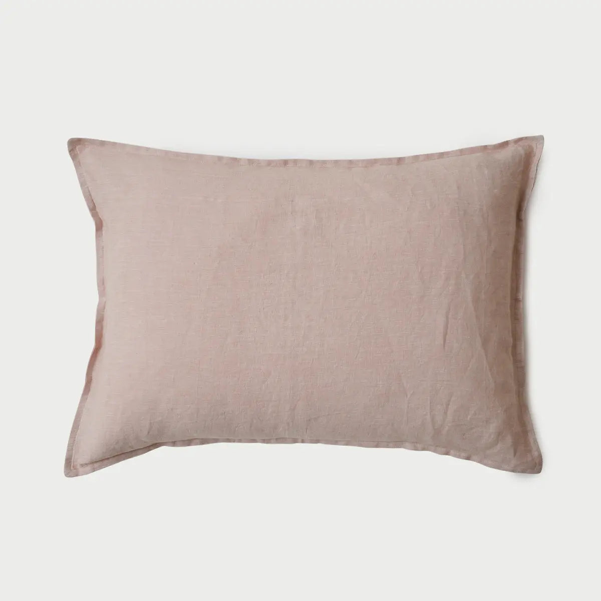 Soft Pink Linen Pillow Cover SanctuaryLiving