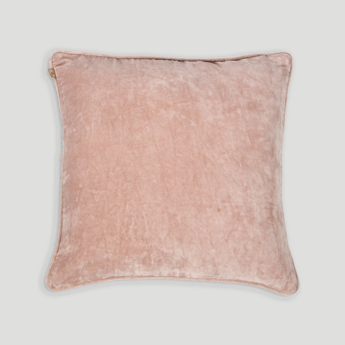 Soft Pink Velvet Euro Sham