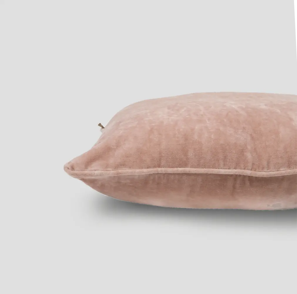 Soft Pink Velvet Cushion Cover SanctuaryLiving