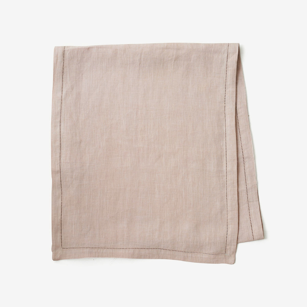 Soft Pink Linen Table Runner