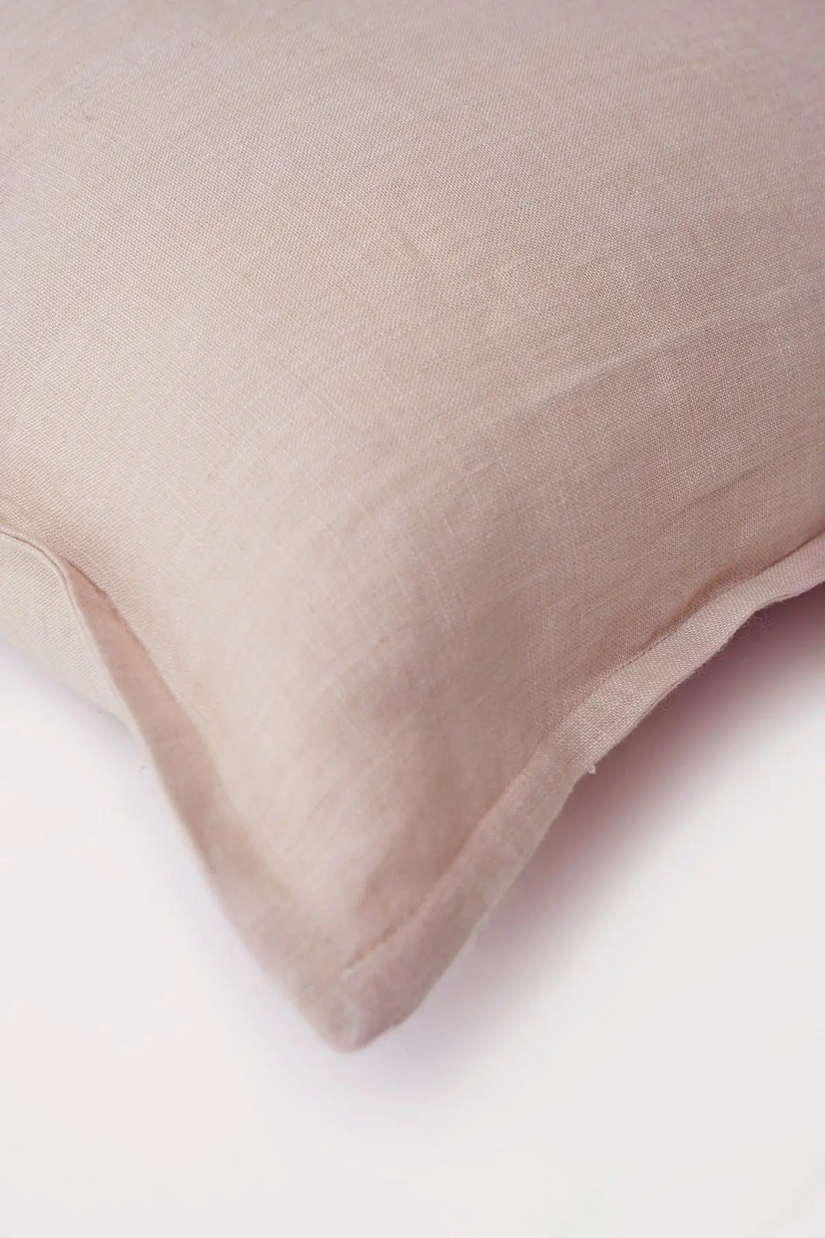 Soft Pink Linen Pillow Cover SanctuaryLiving