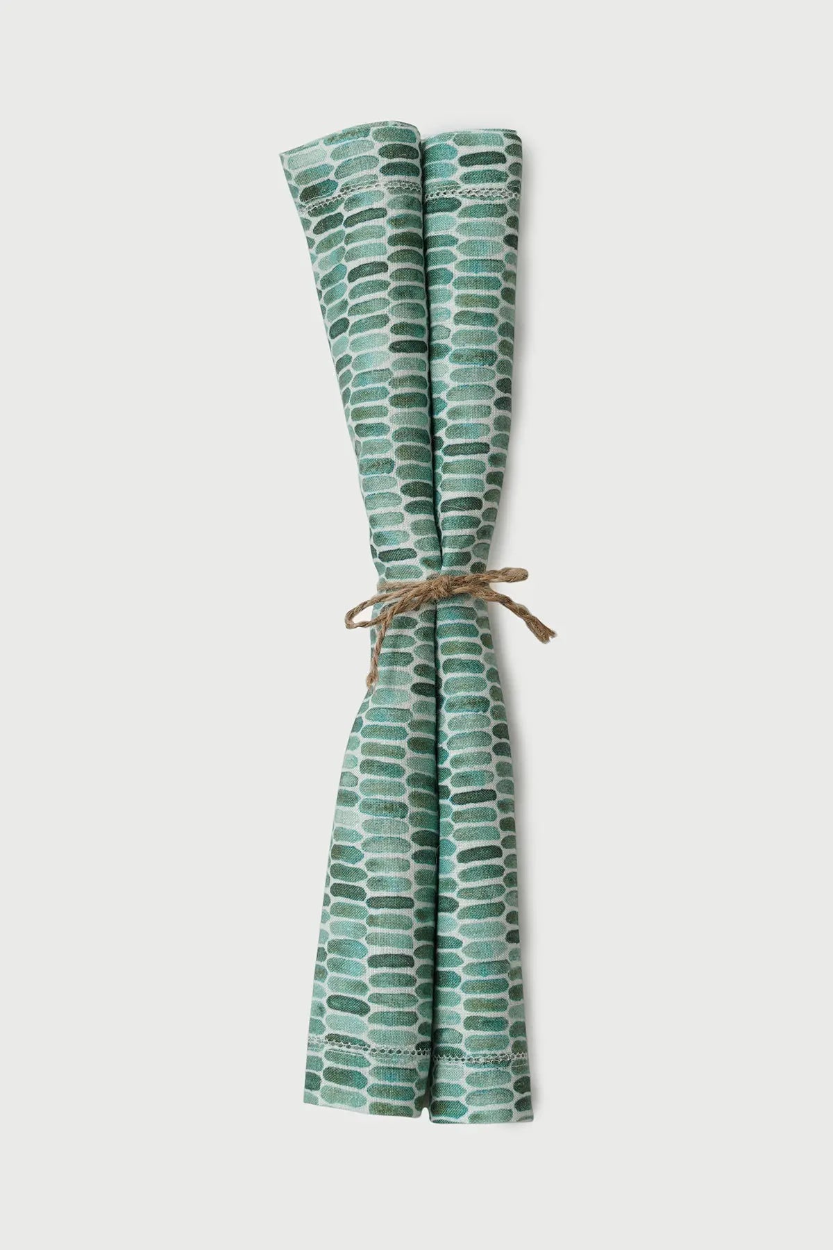 Speckle Teal Linen Table Napkins-Set of 2 SanctuaryLiving