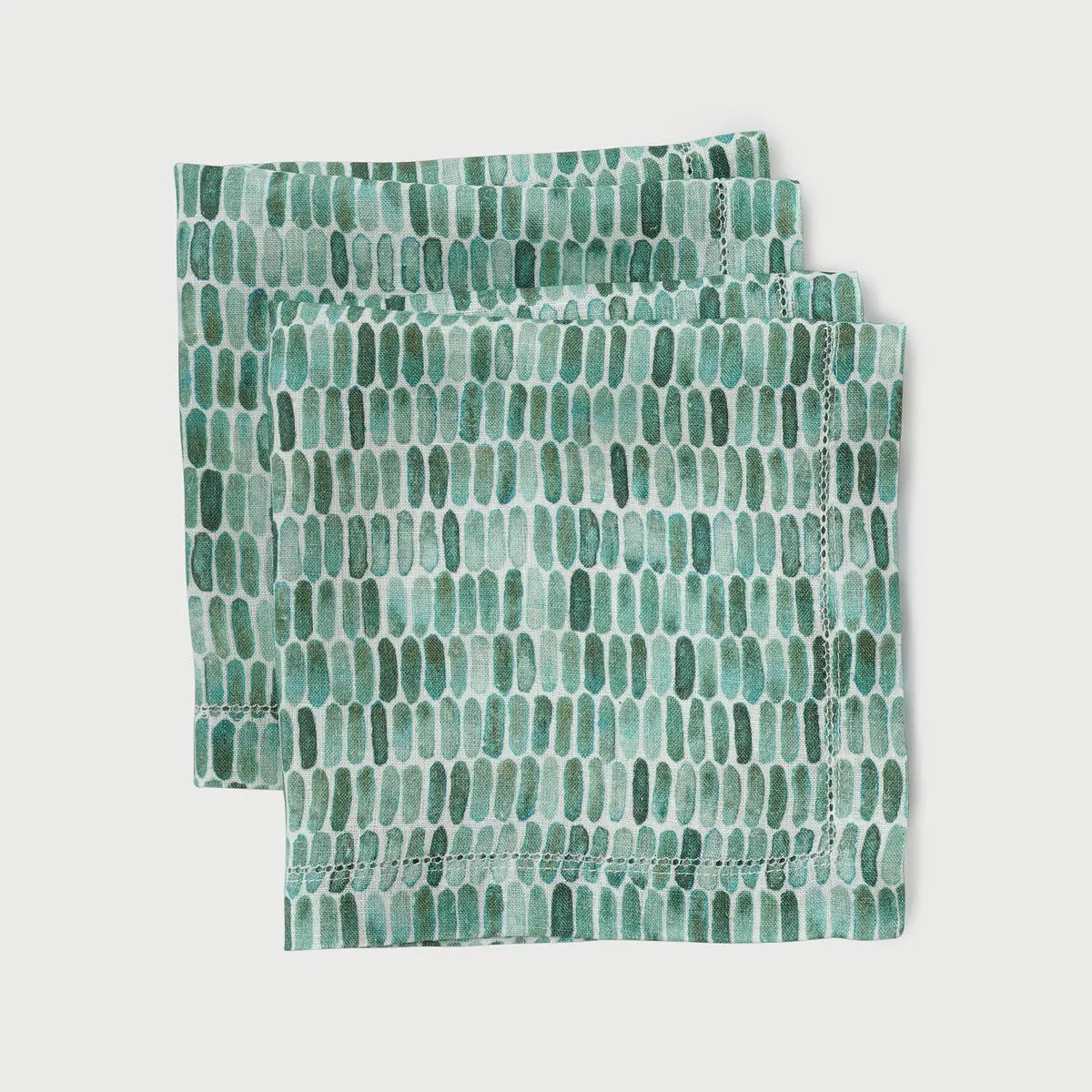 Speckle Teal Linen Table Napkins-Set of 2 SanctuaryLiving