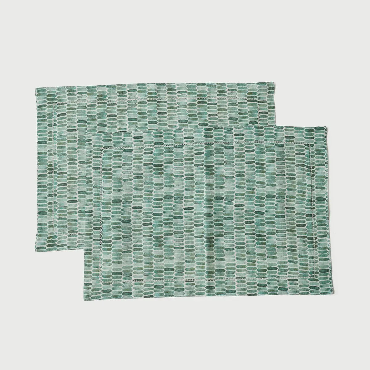 Speckle Teal Table Mats-Set of 2 SanctuaryLiving