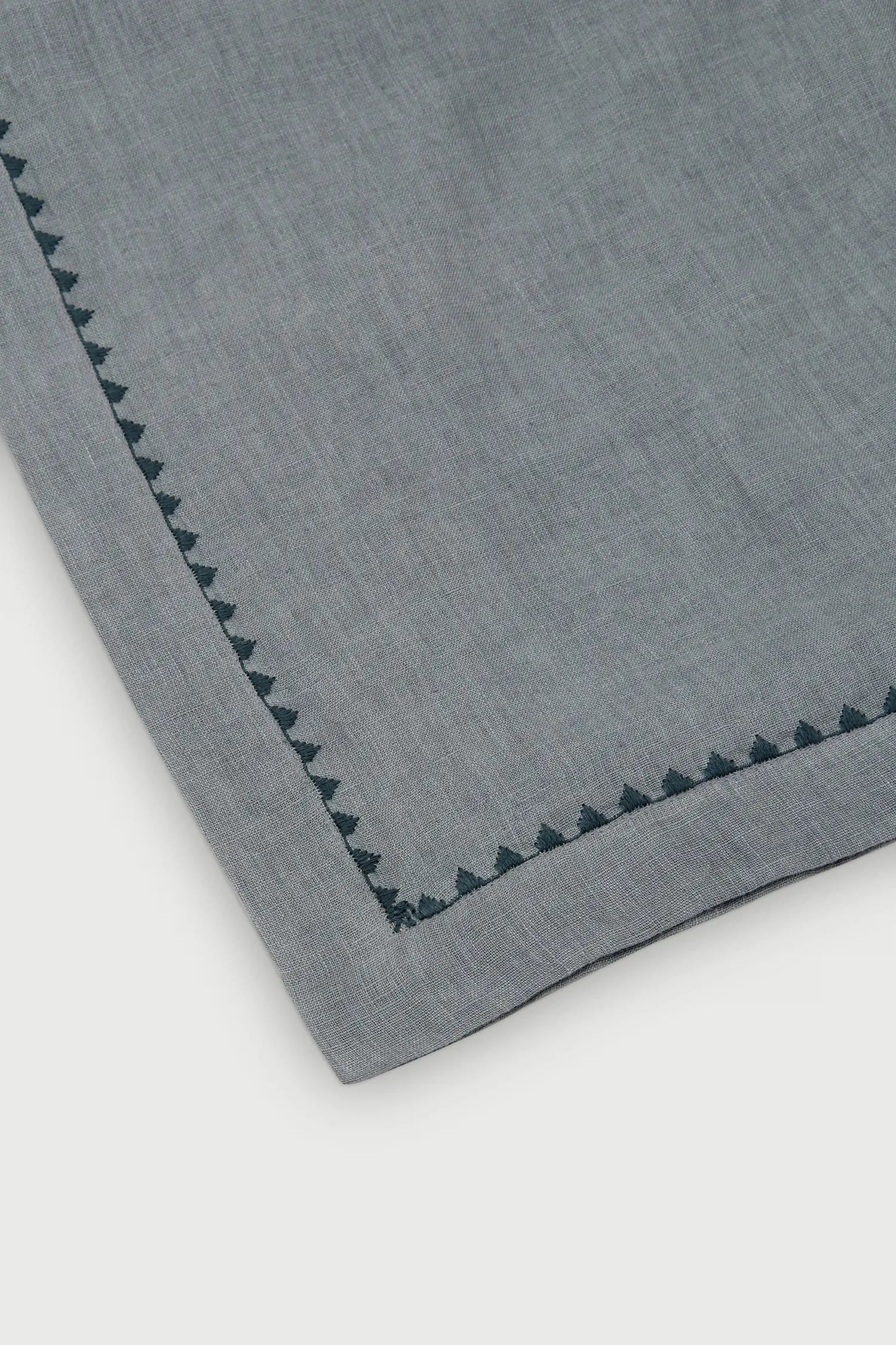 Mirage Baby Blue Linen Table Runner SanctuaryLiving