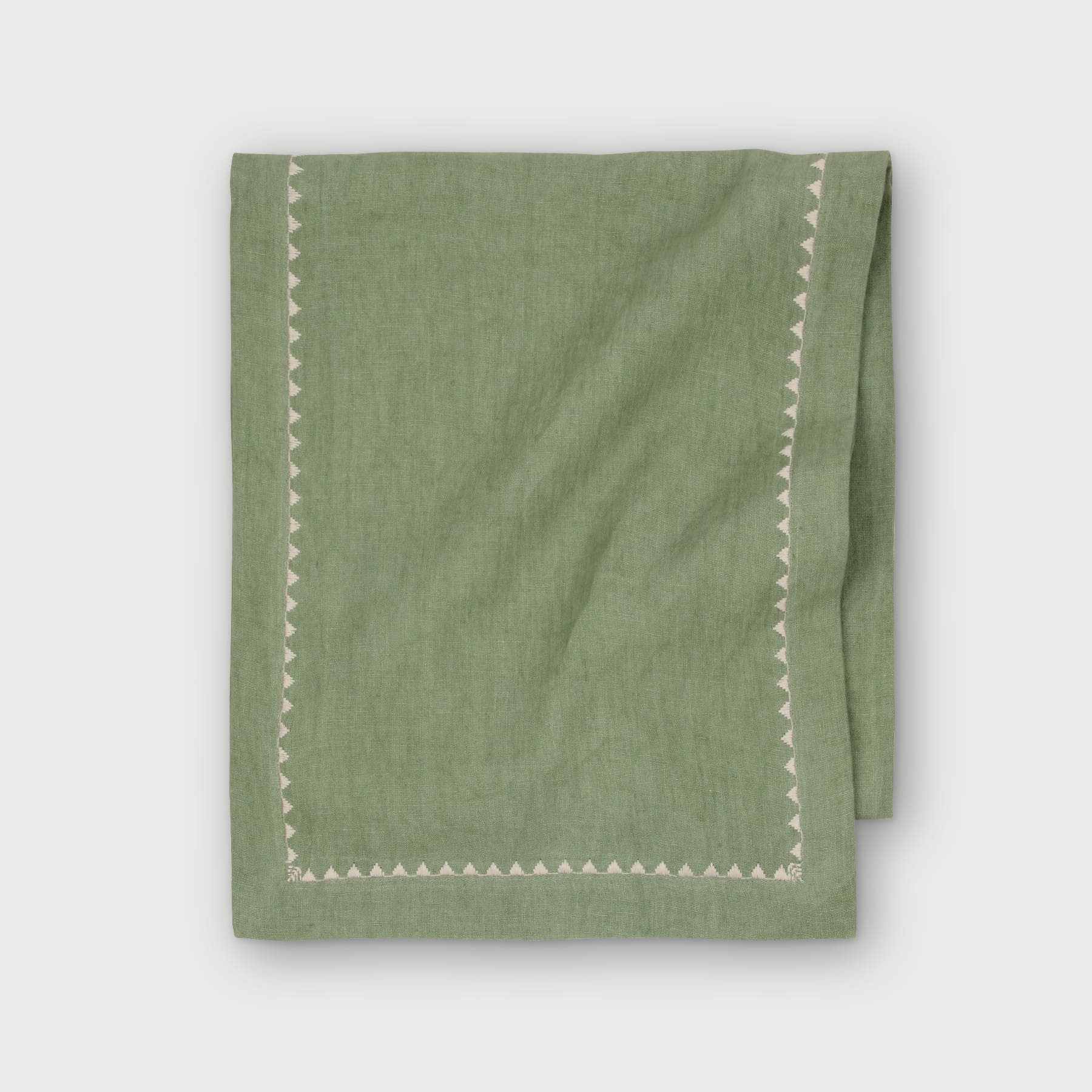 Mirage Fern Linen Table Runner