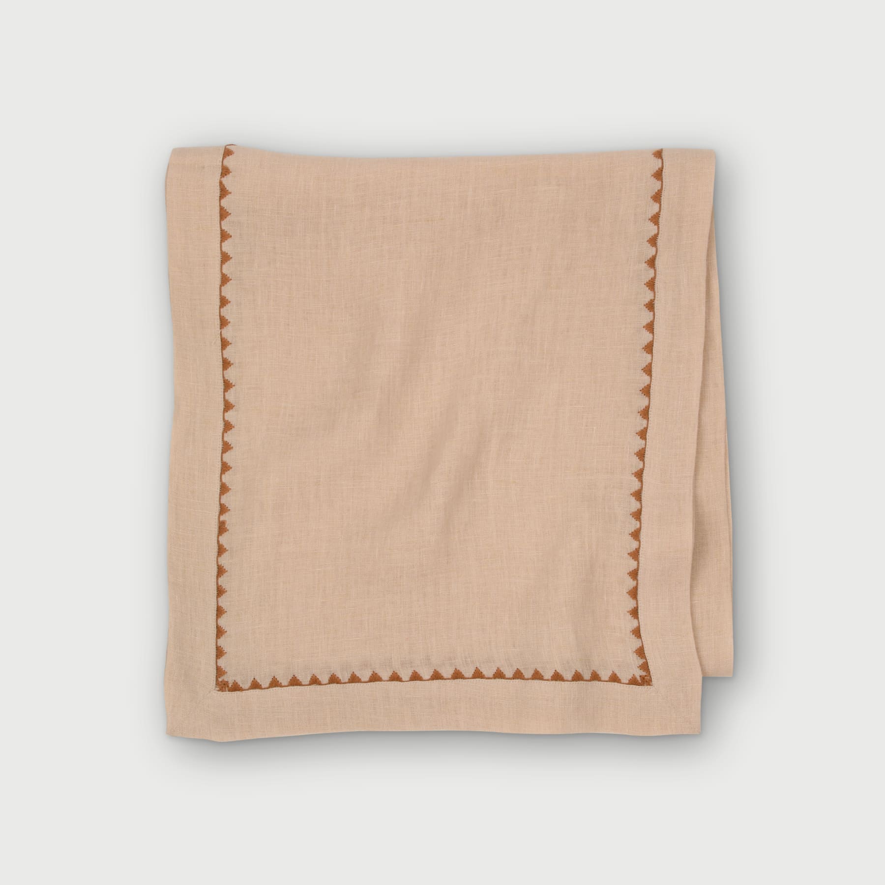 Mirage Soft Pink Linen Table Runner