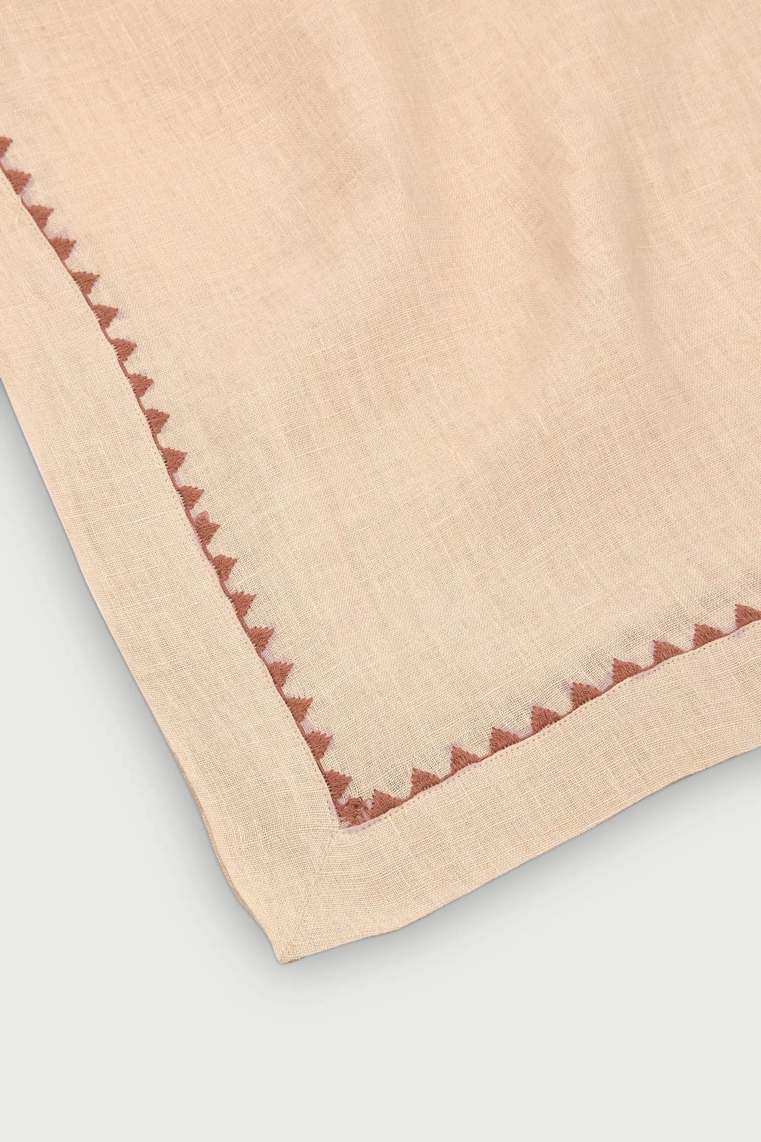 Mirage Soft Pink Linen Table Runner SanctuaryLiving