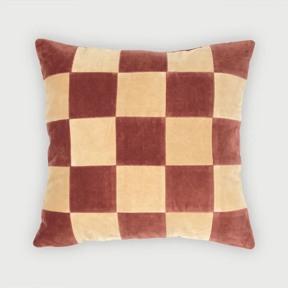 Fig Rhubarb Velvet Cushion Cover SanctuaryLiving