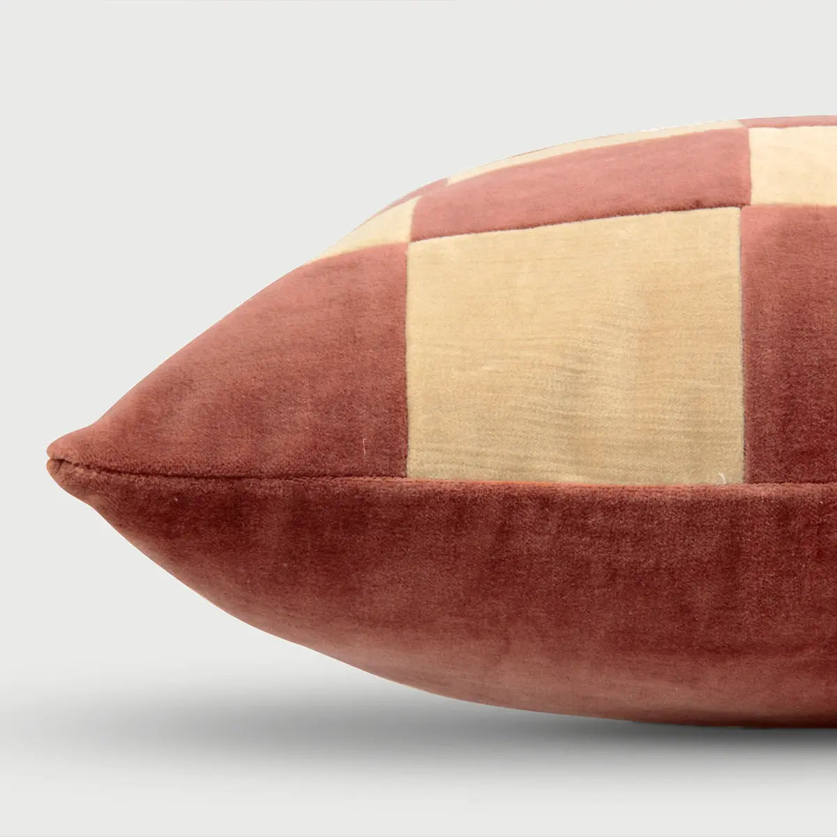 Fig Rhubarb Velvet Cushion Cover SanctuaryLiving