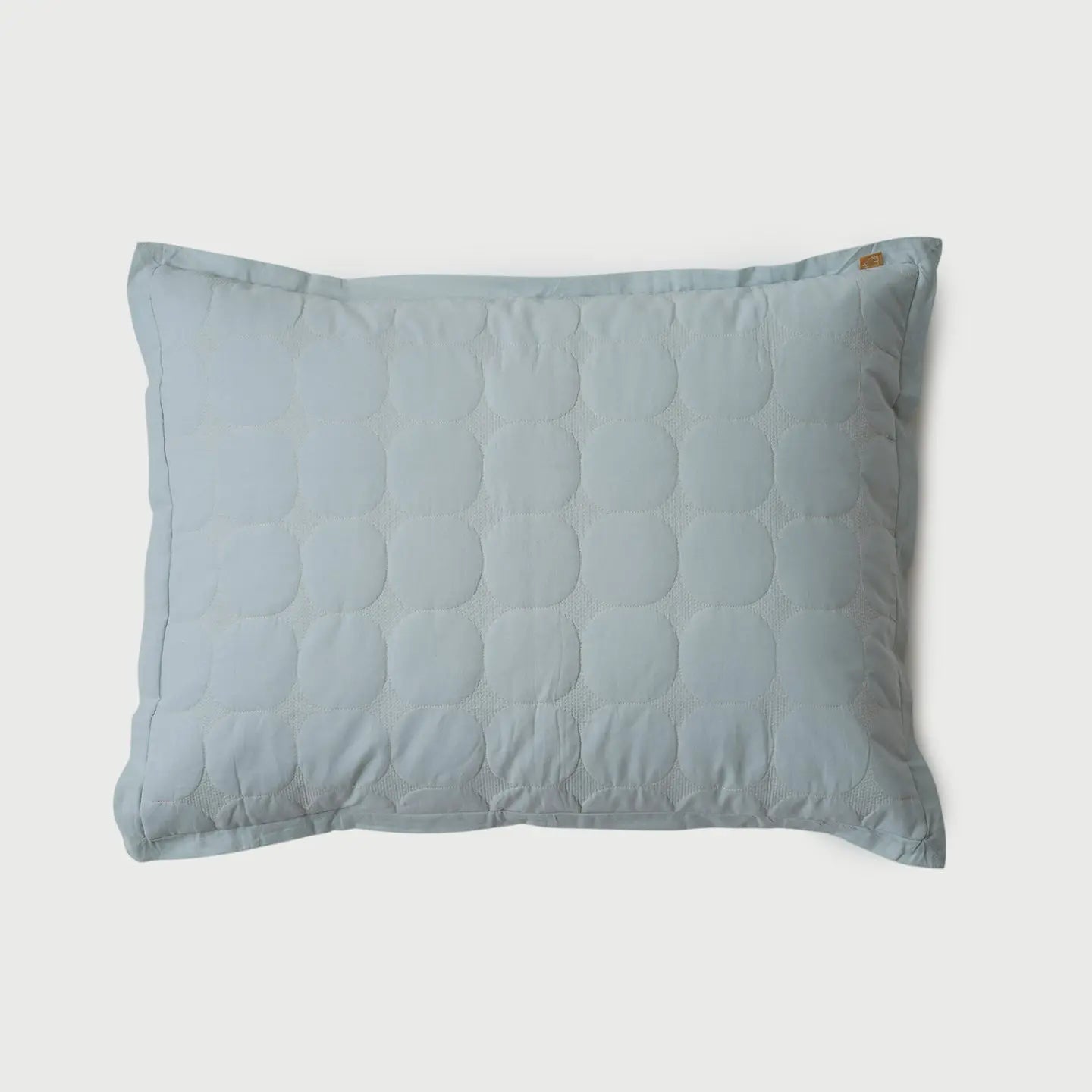 Zen Baby Blue Quilted Cotton Bedding Set SanctuaryLiving
