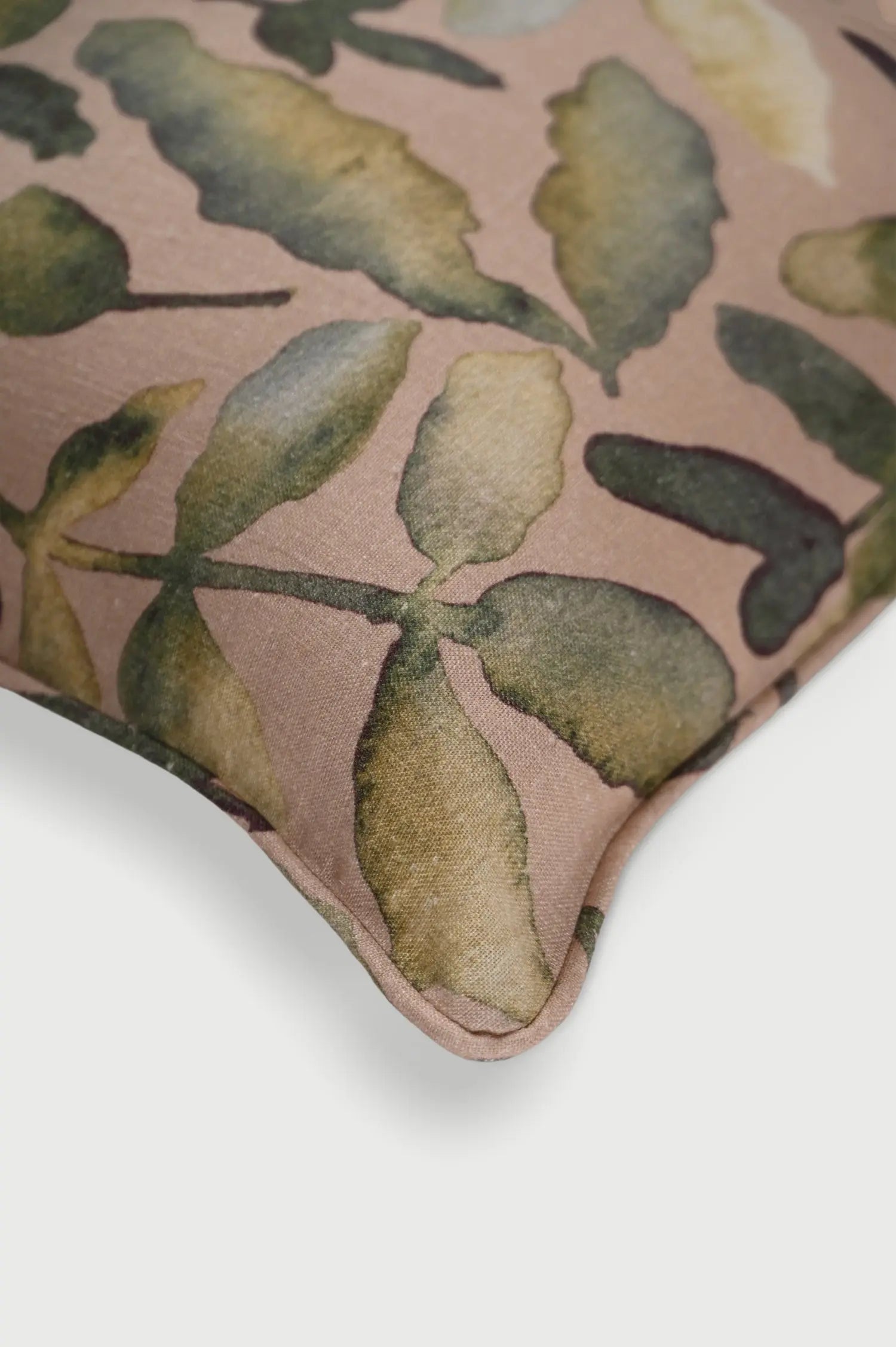 Flora Blush Linen Cushion Cover SanctuaryLiving