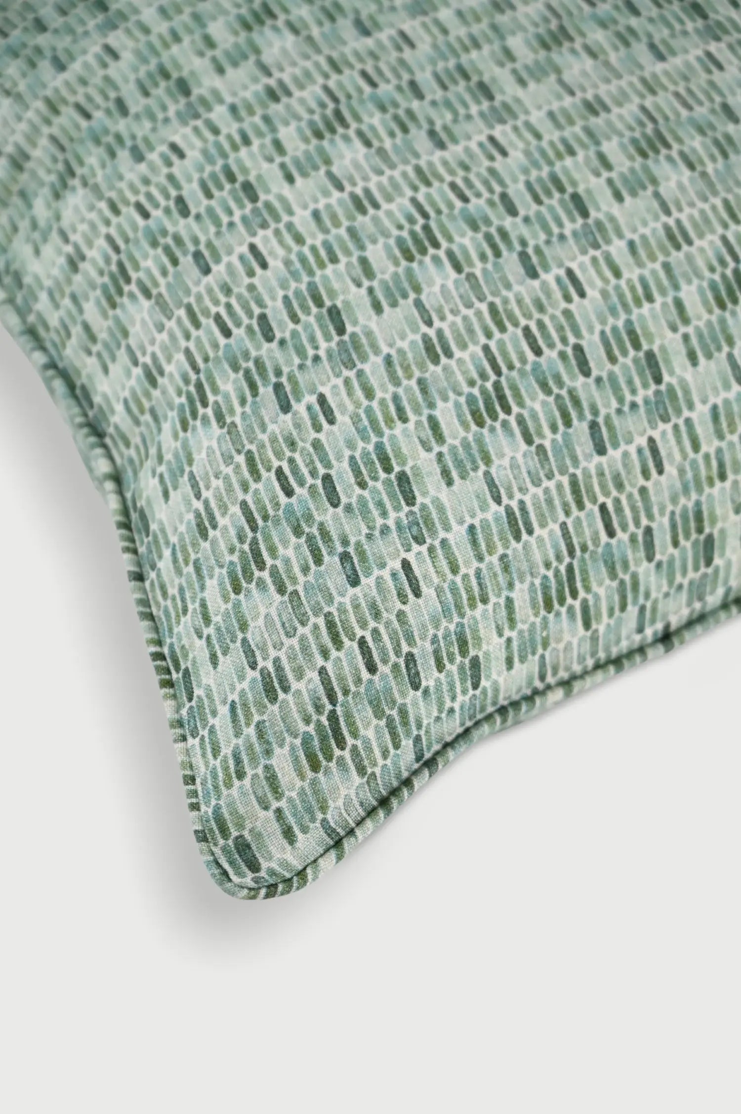 Speckle Teal Linen Oblong Cushion Cover SanctuaryLiving