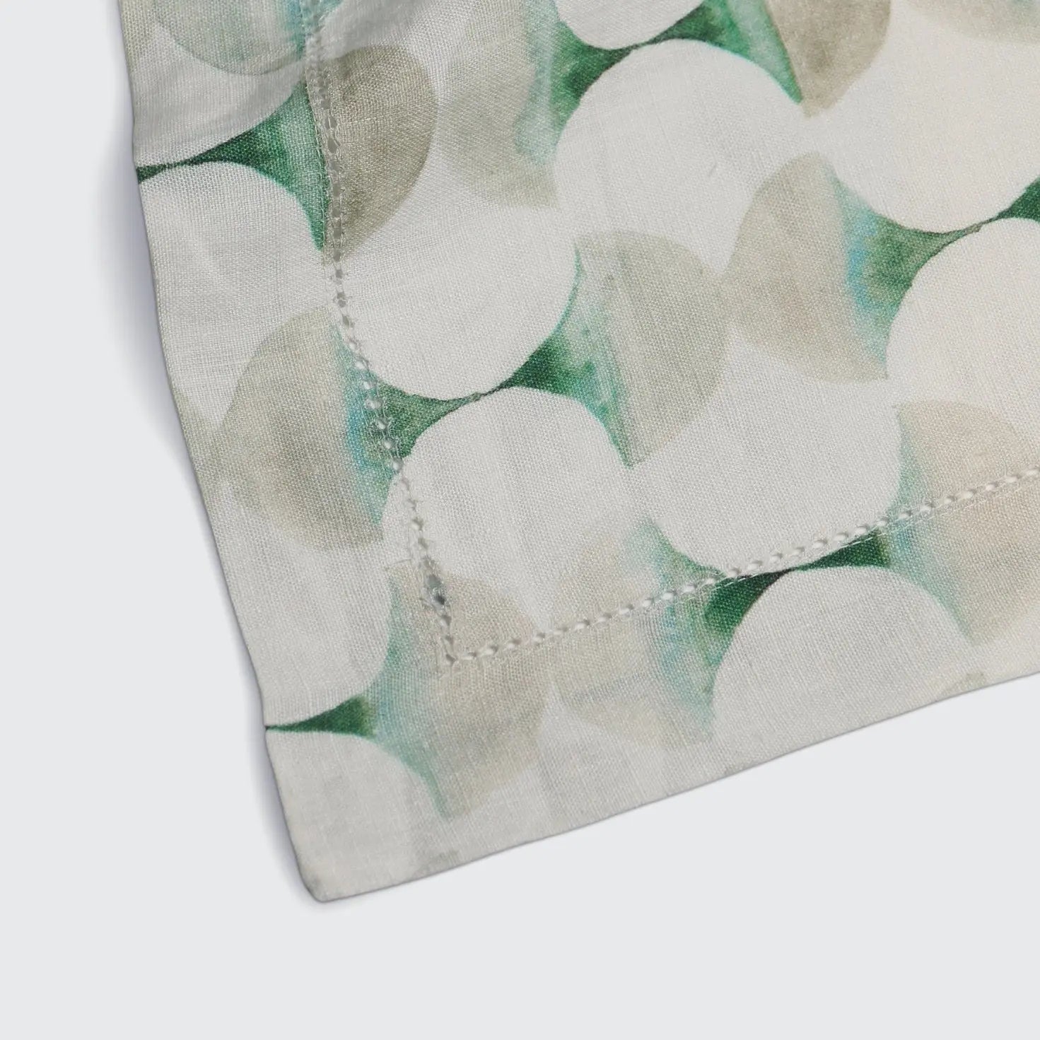 Cove Teal Linen Table Runner SanctuaryLiving