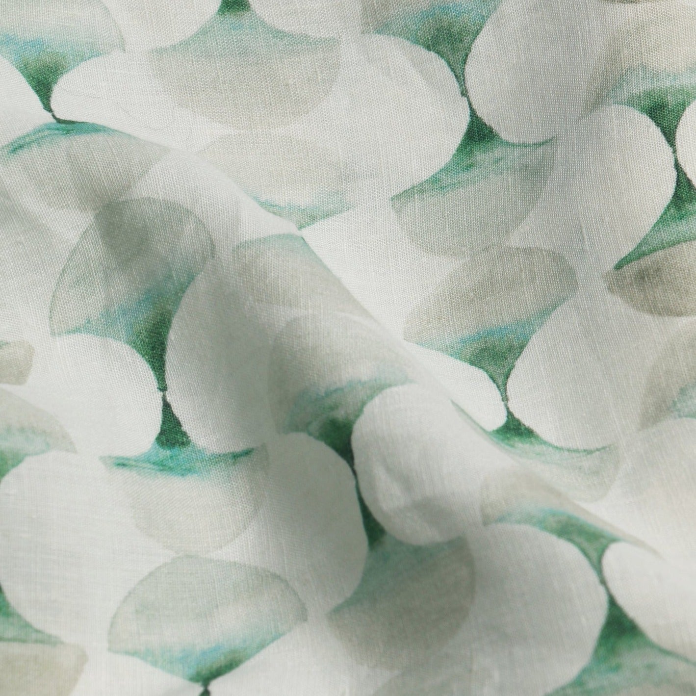 Cove Teal Linen Bedspread