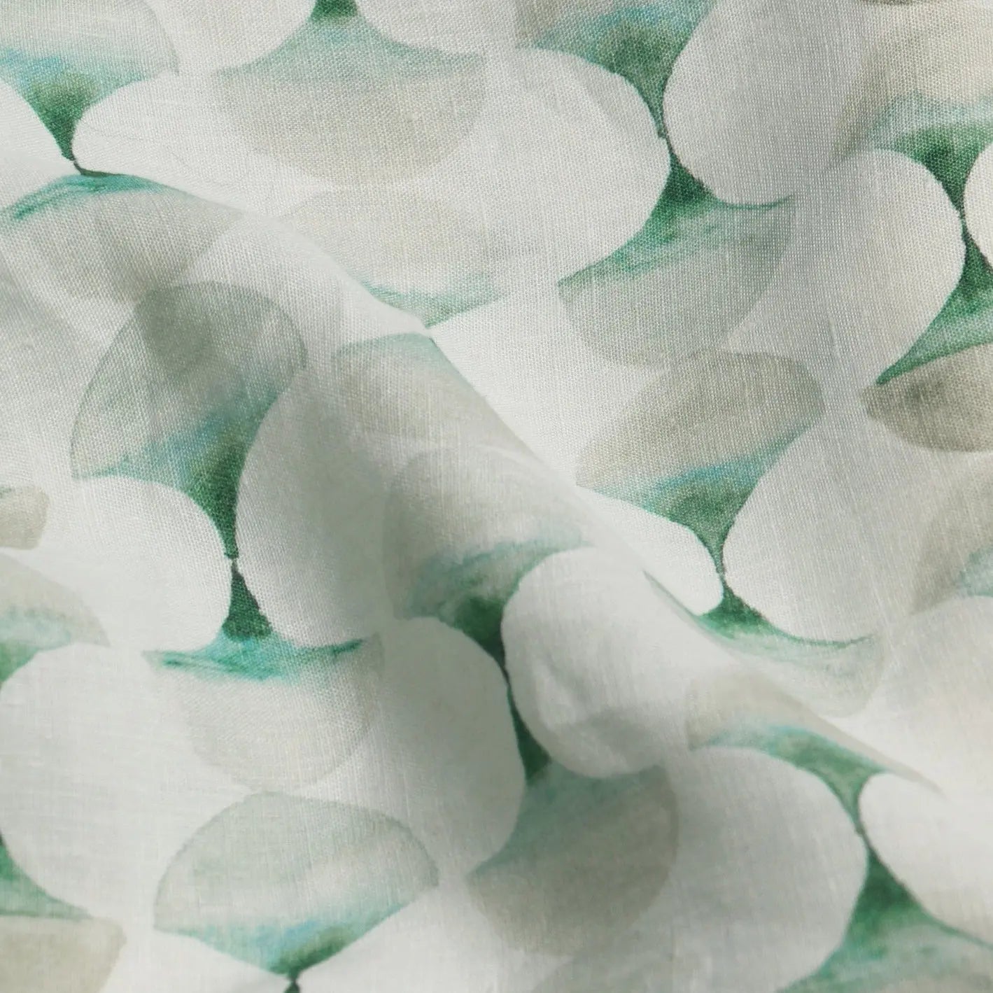 Cove Teal Linen Bedspread SanctuaryLiving