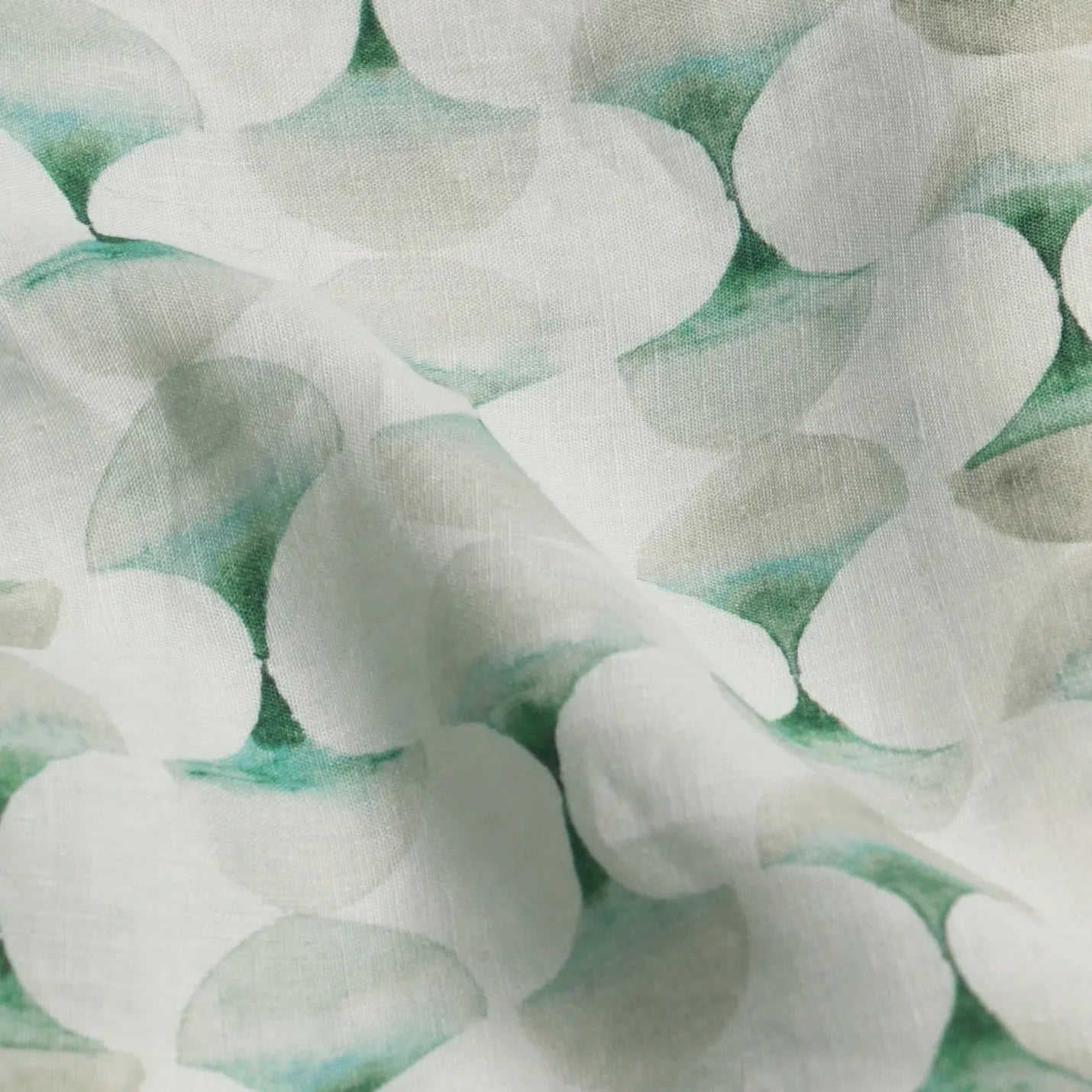 Cove Teal Linen Table Runner SanctuaryLiving