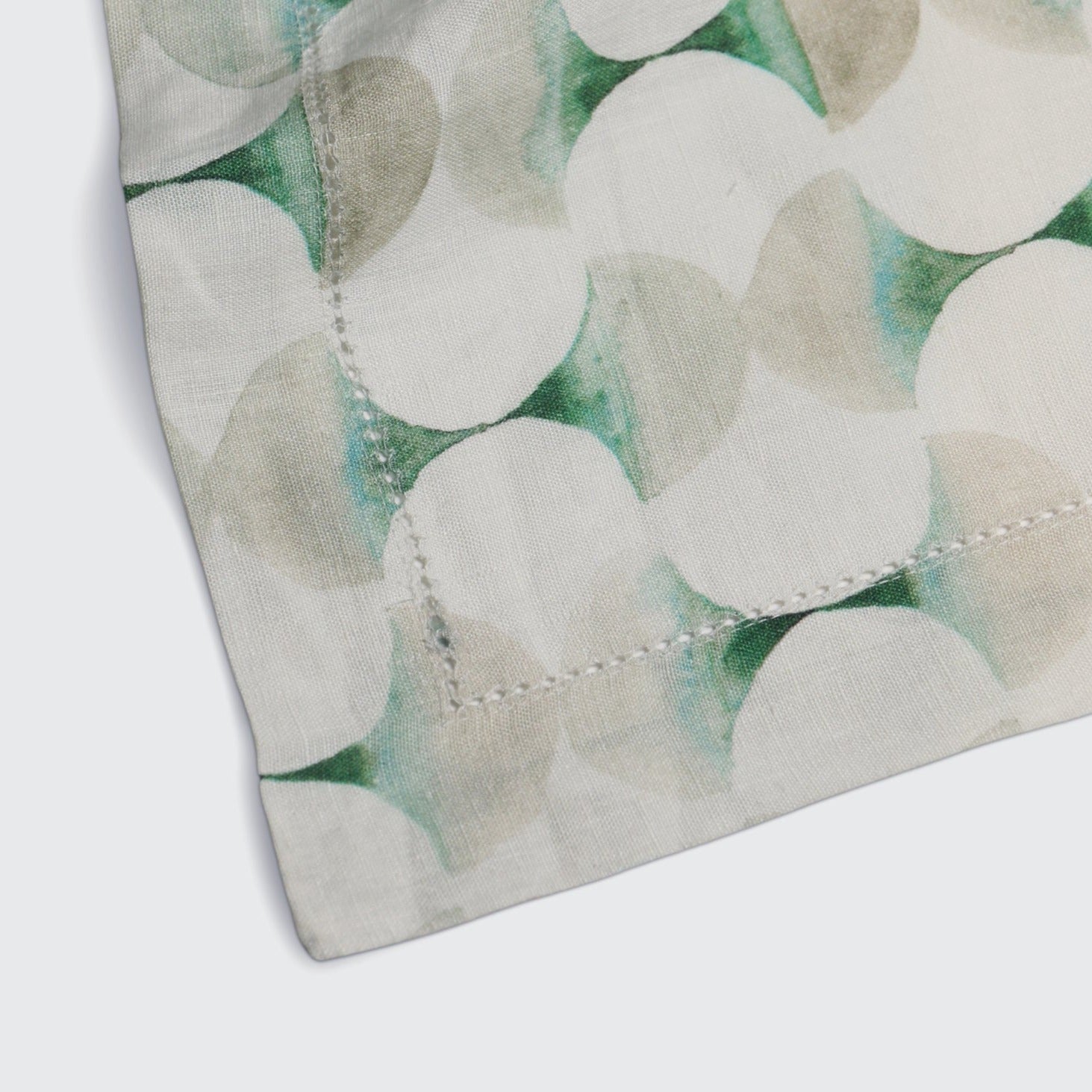 Cove Teal Linen Table Cover