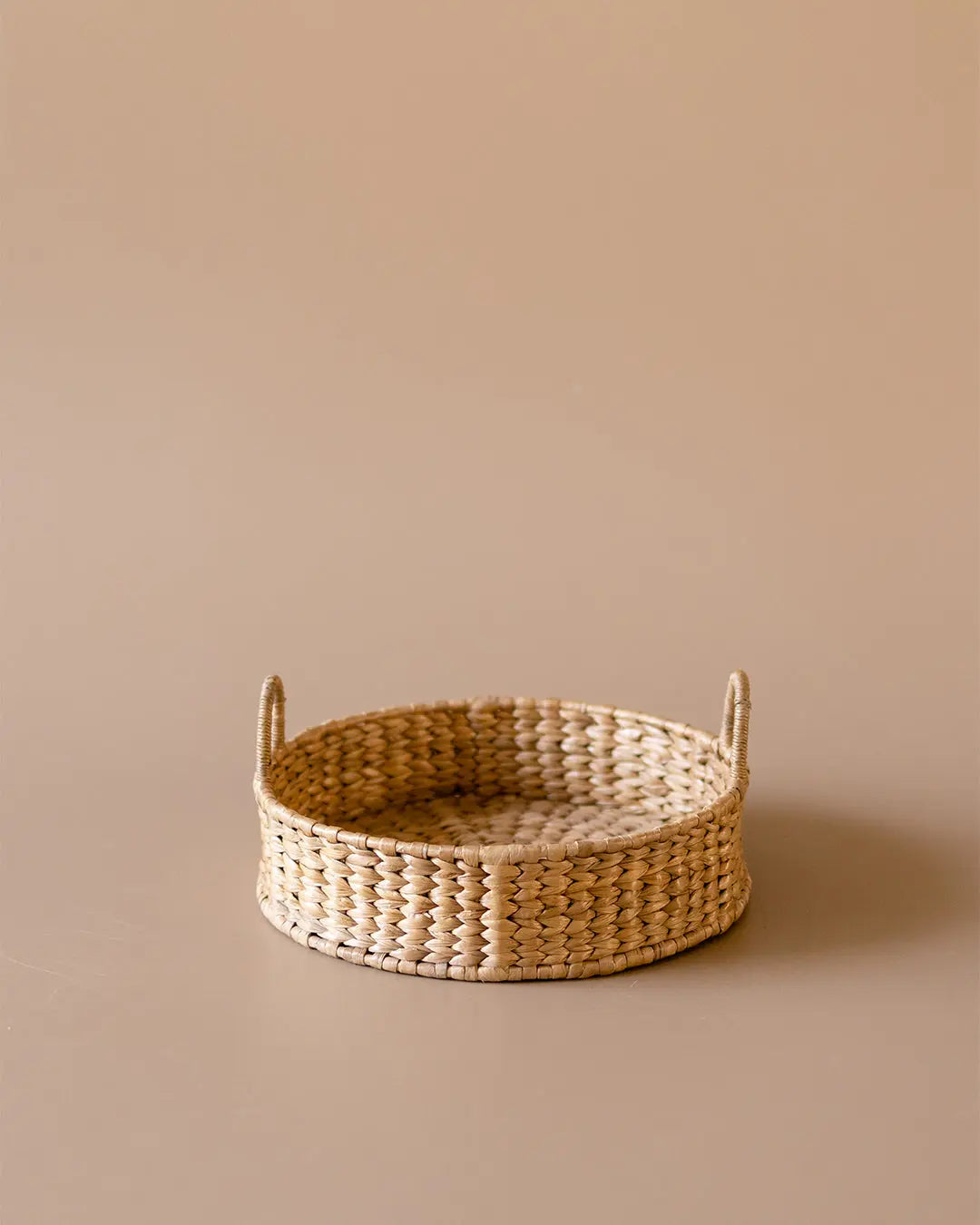 Round Wicker Tray with Handles Kolus Home