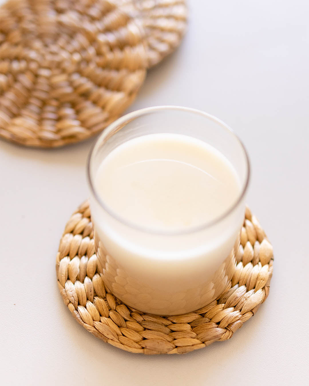 Handwoven Wicker Coasters-Natural