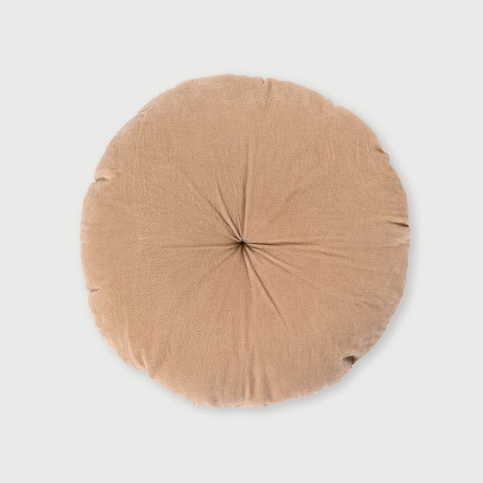 Cuddle Spice Velvet Round Cushion