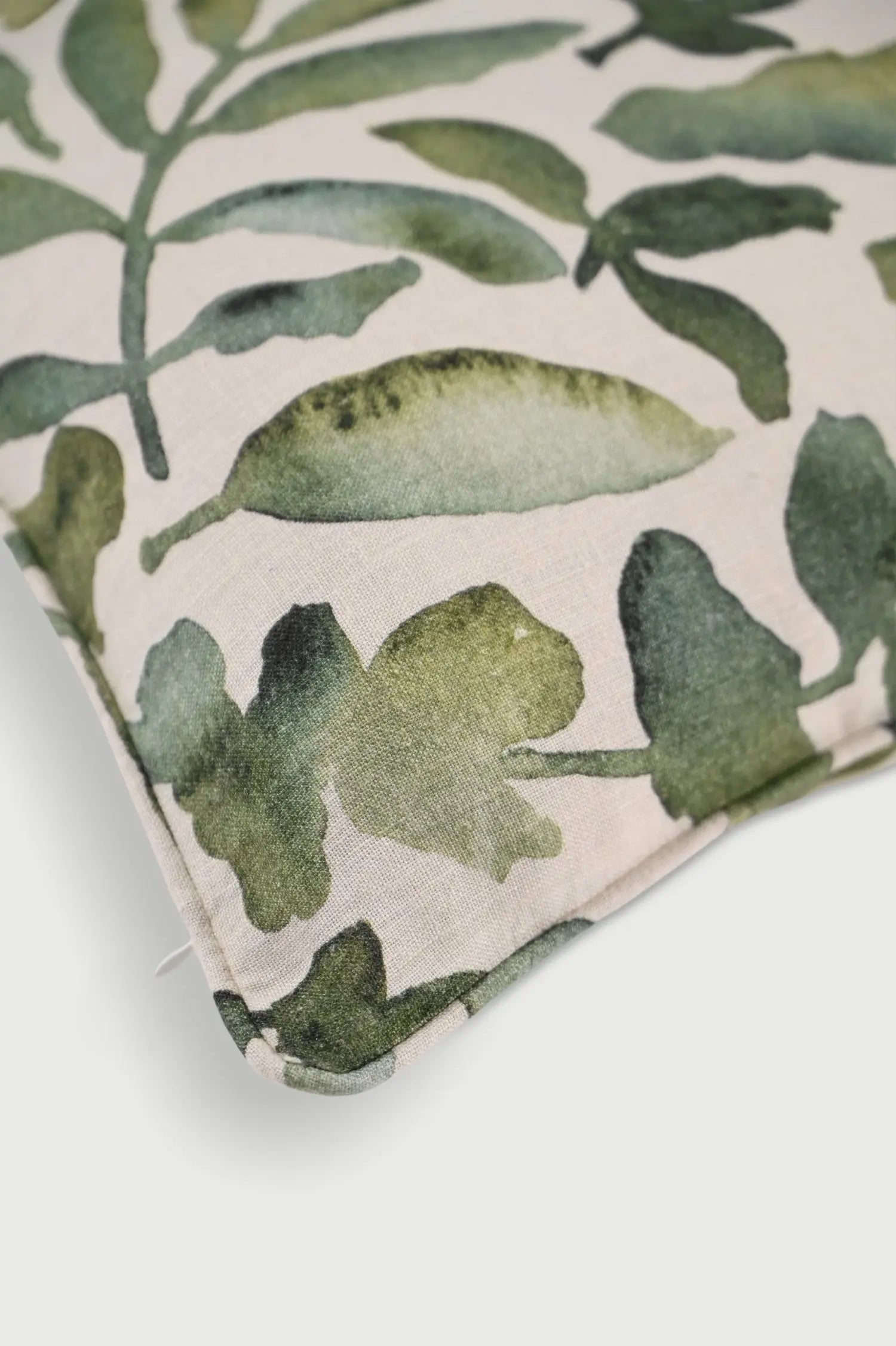 Flora Ivory Linen Cushion Cover SanctuaryLiving