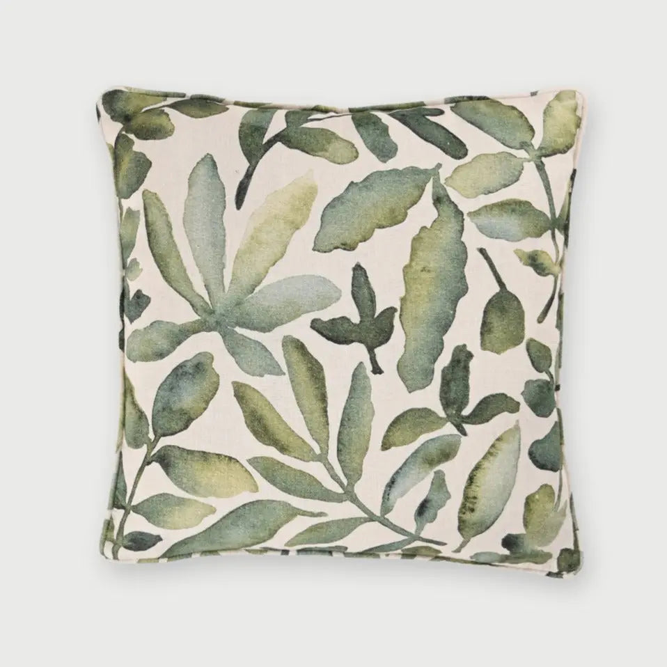 Flora Ivory Linen Cushion Cover SanctuaryLiving