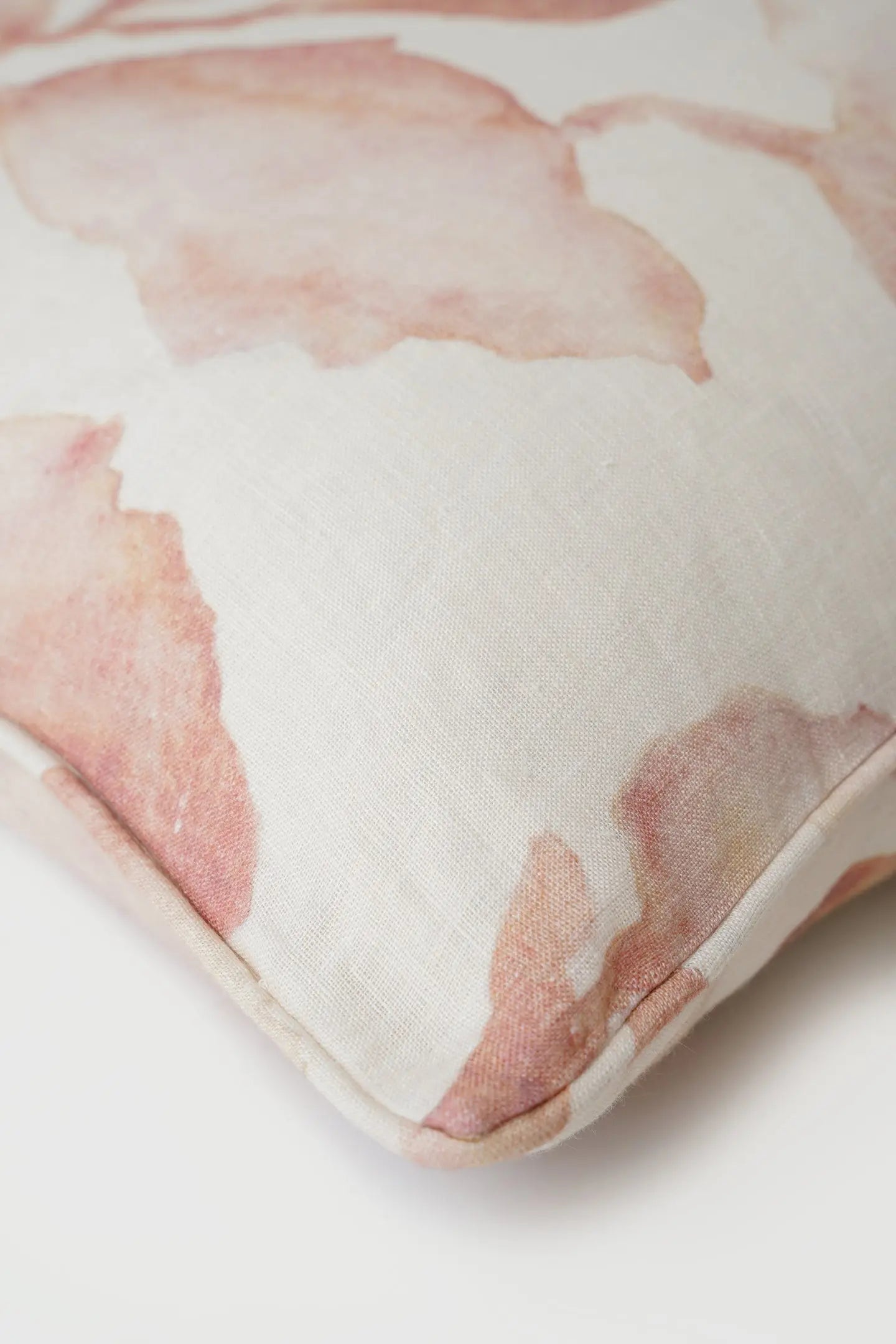 Cascade Blush Linen Cushion Cover SanctuaryLiving