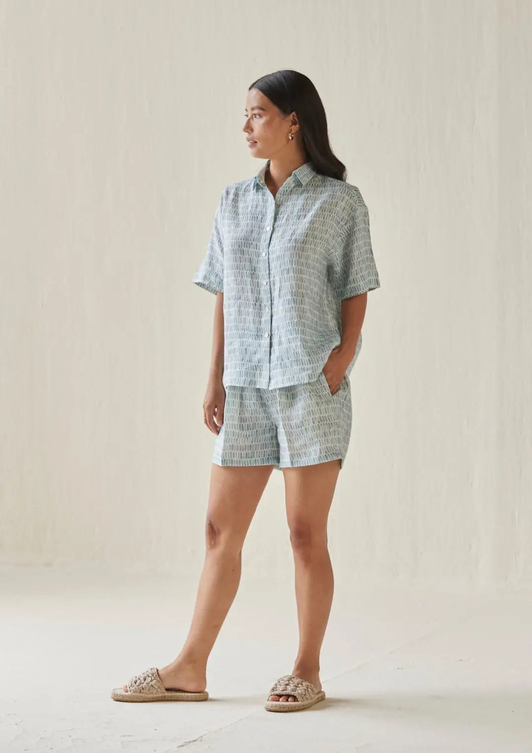 Echo Speckle Blue Co-ord Set SanctuaryLiving