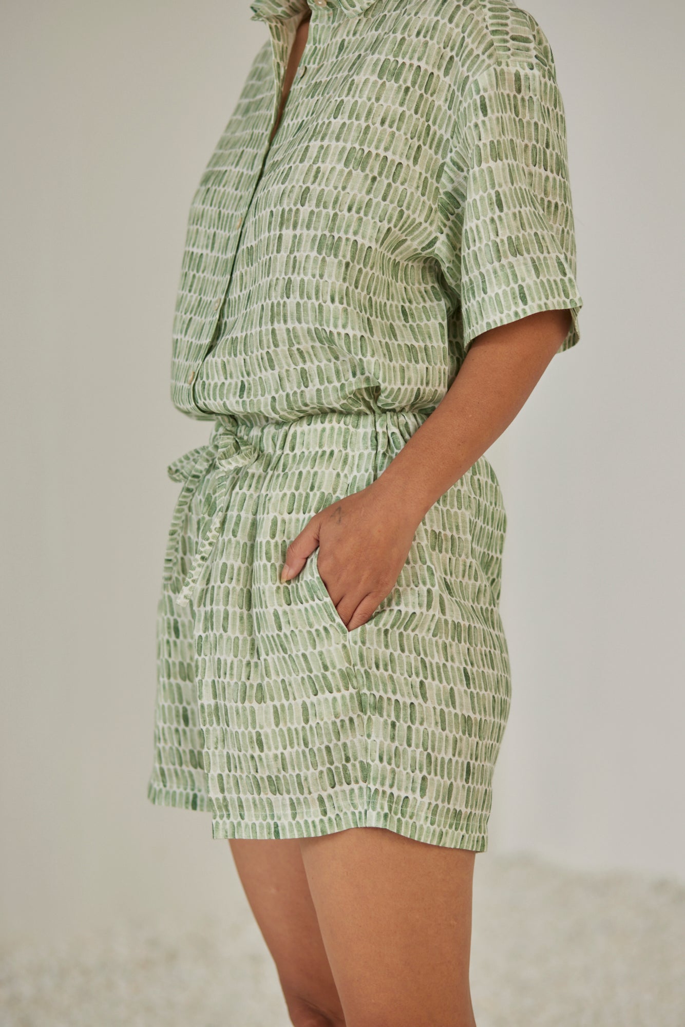 Echo Speckle Green Shirt