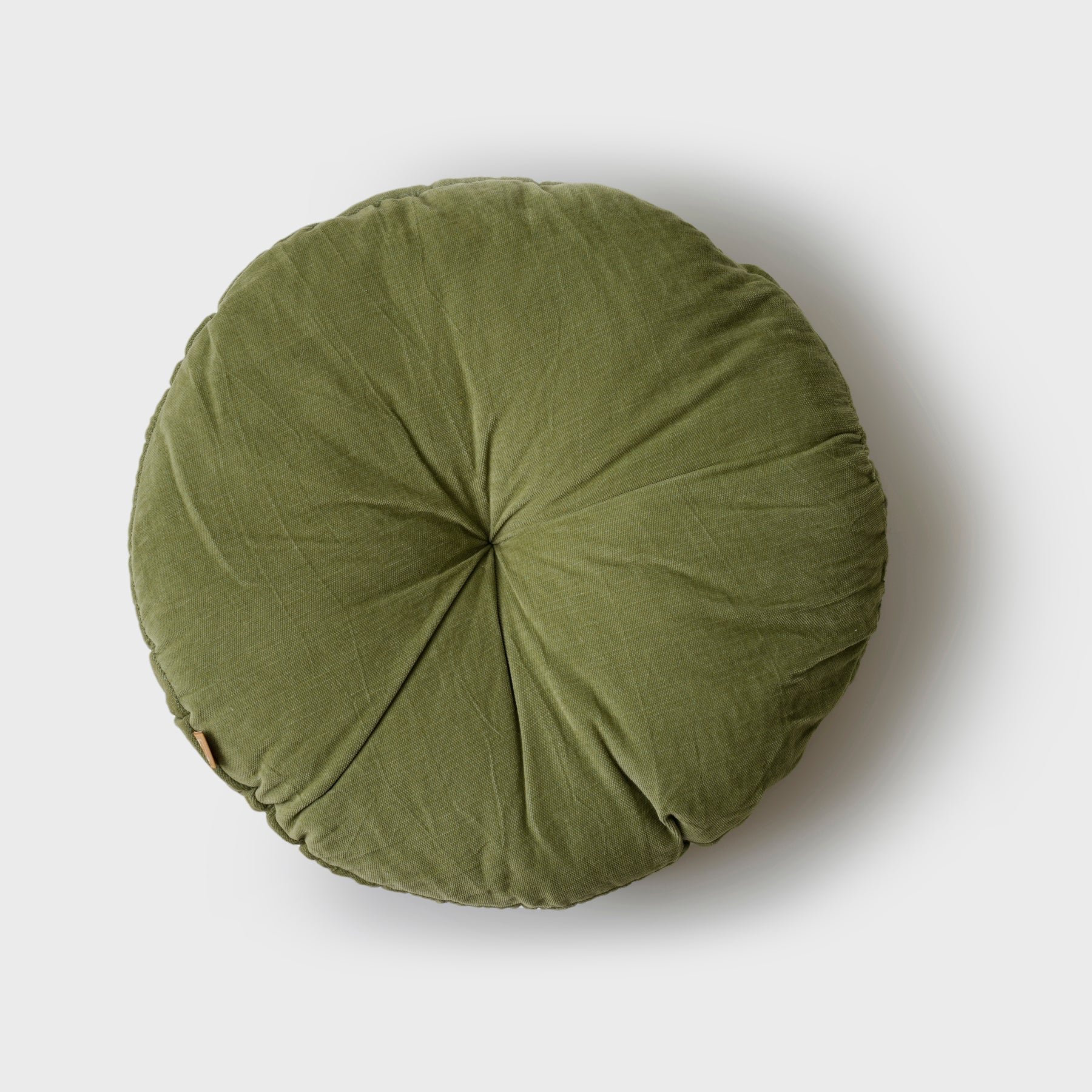 Cuddle Fern Velvet Round Cushion