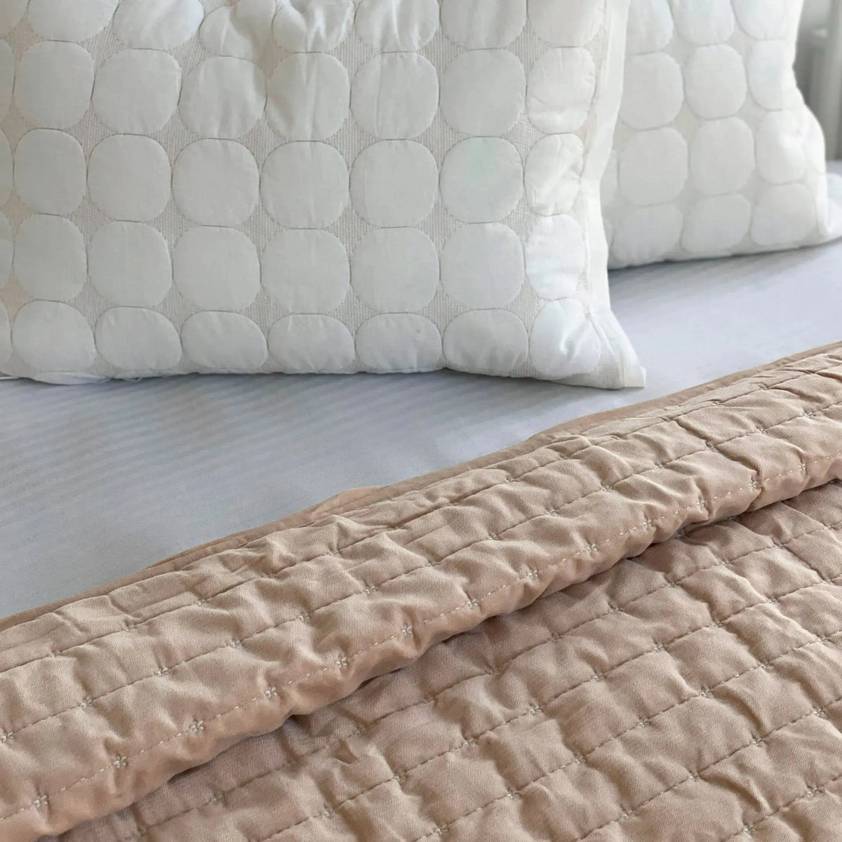 Sitara Blush Velvet Embroidered Quilt SanctuaryLiving